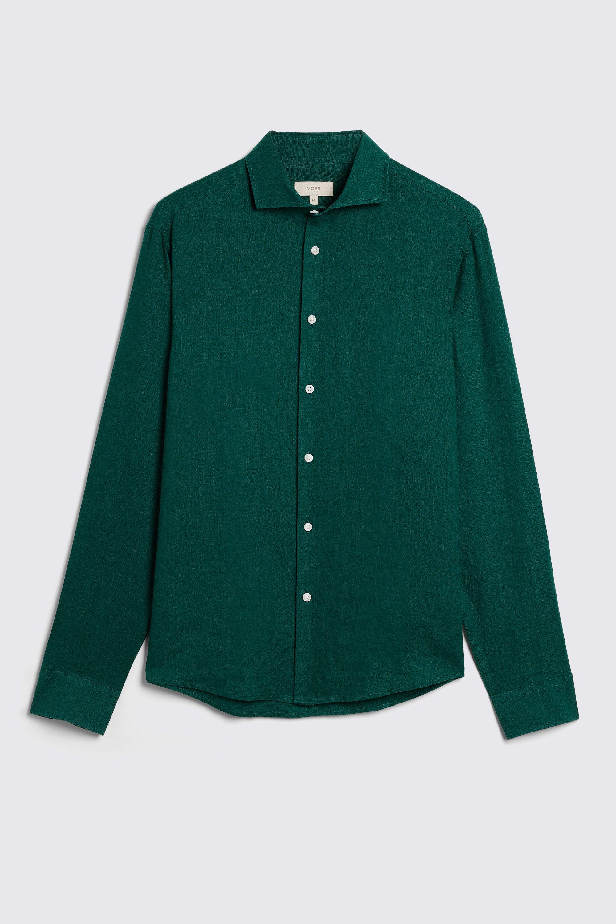 Emerald Green Linen Shirt