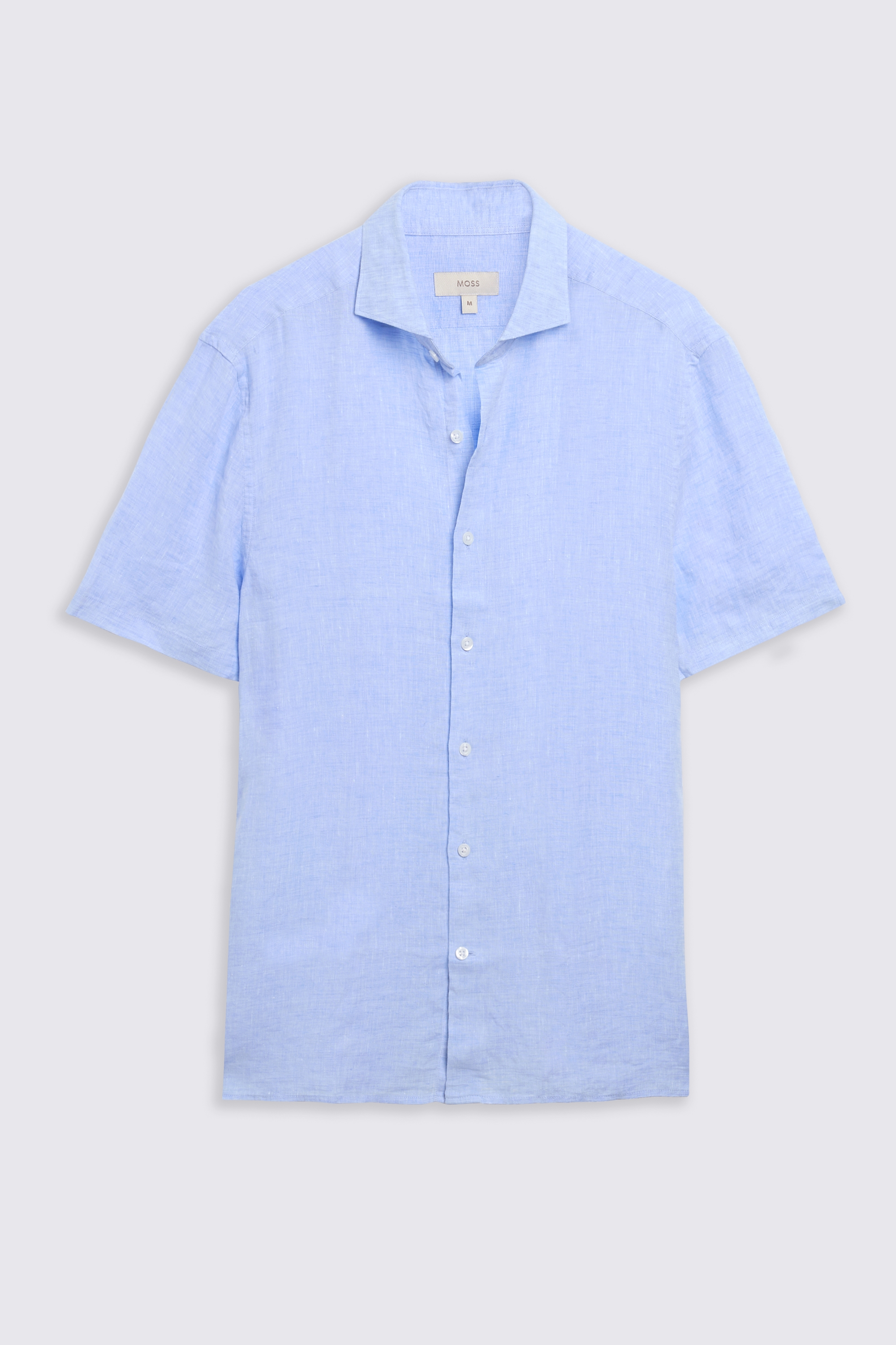 Sky Short Sleeve Linen Shirt