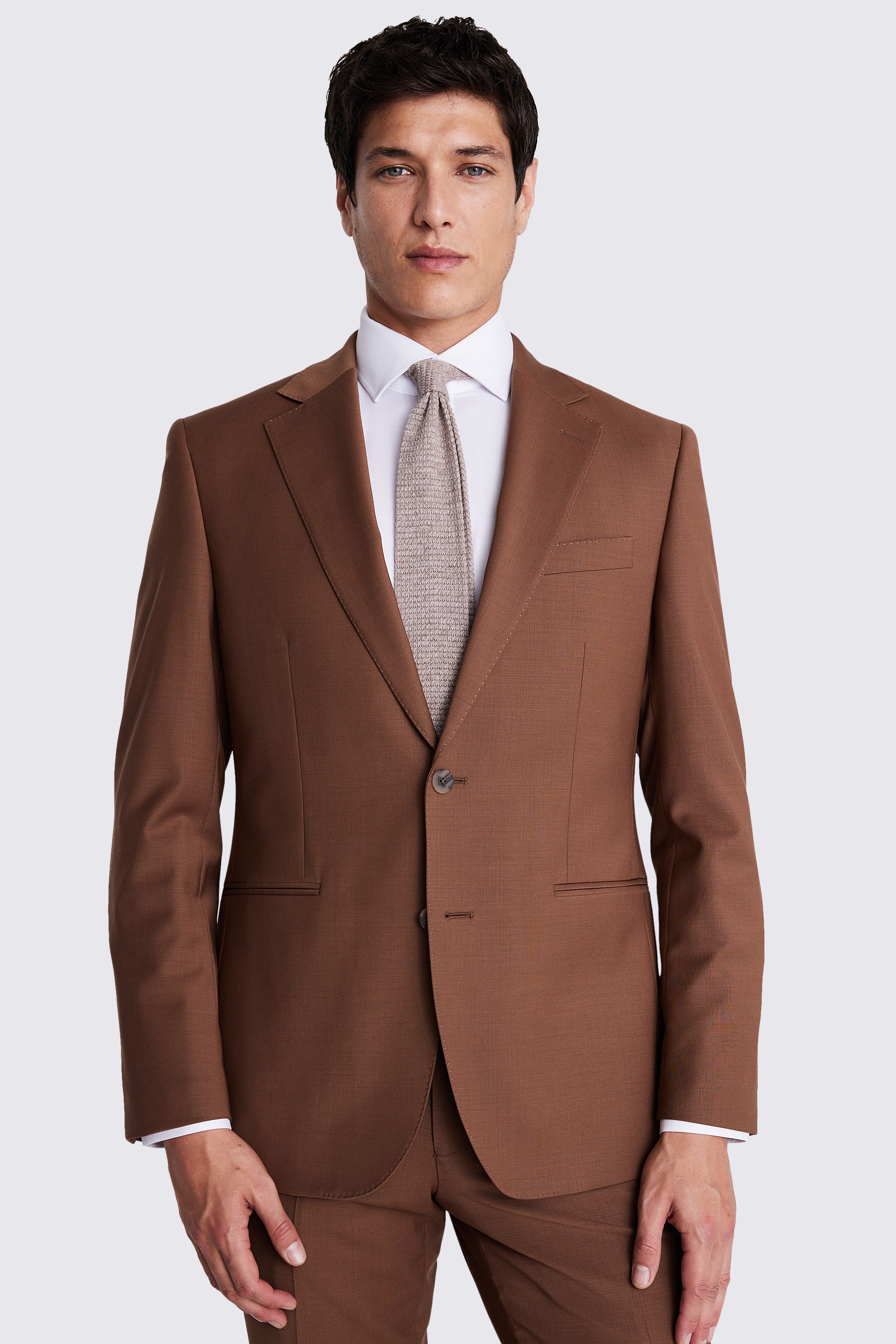 Tailored Fit Performance Tobacco Suit
