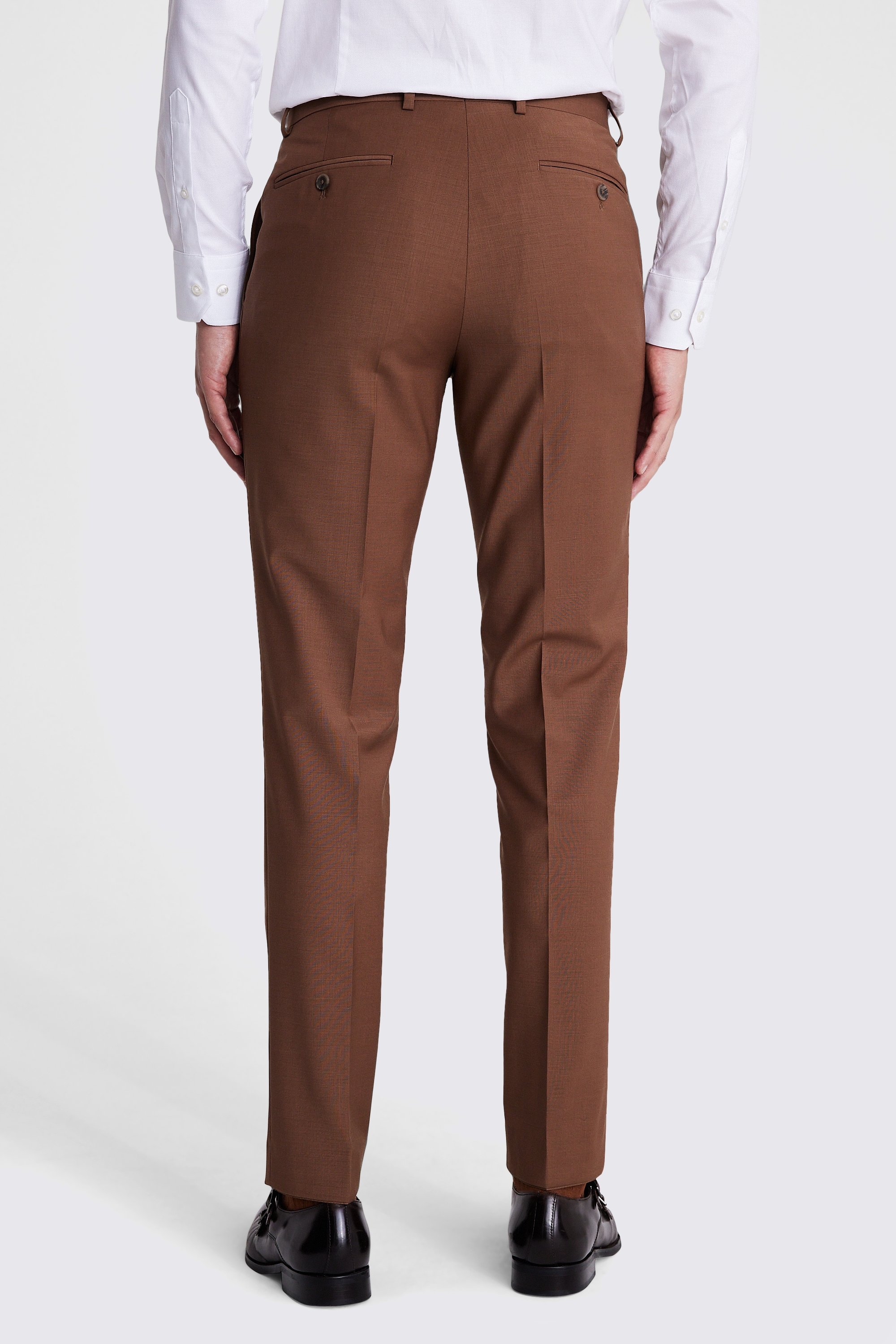 Tailored Fit Tobacco Performance Pants