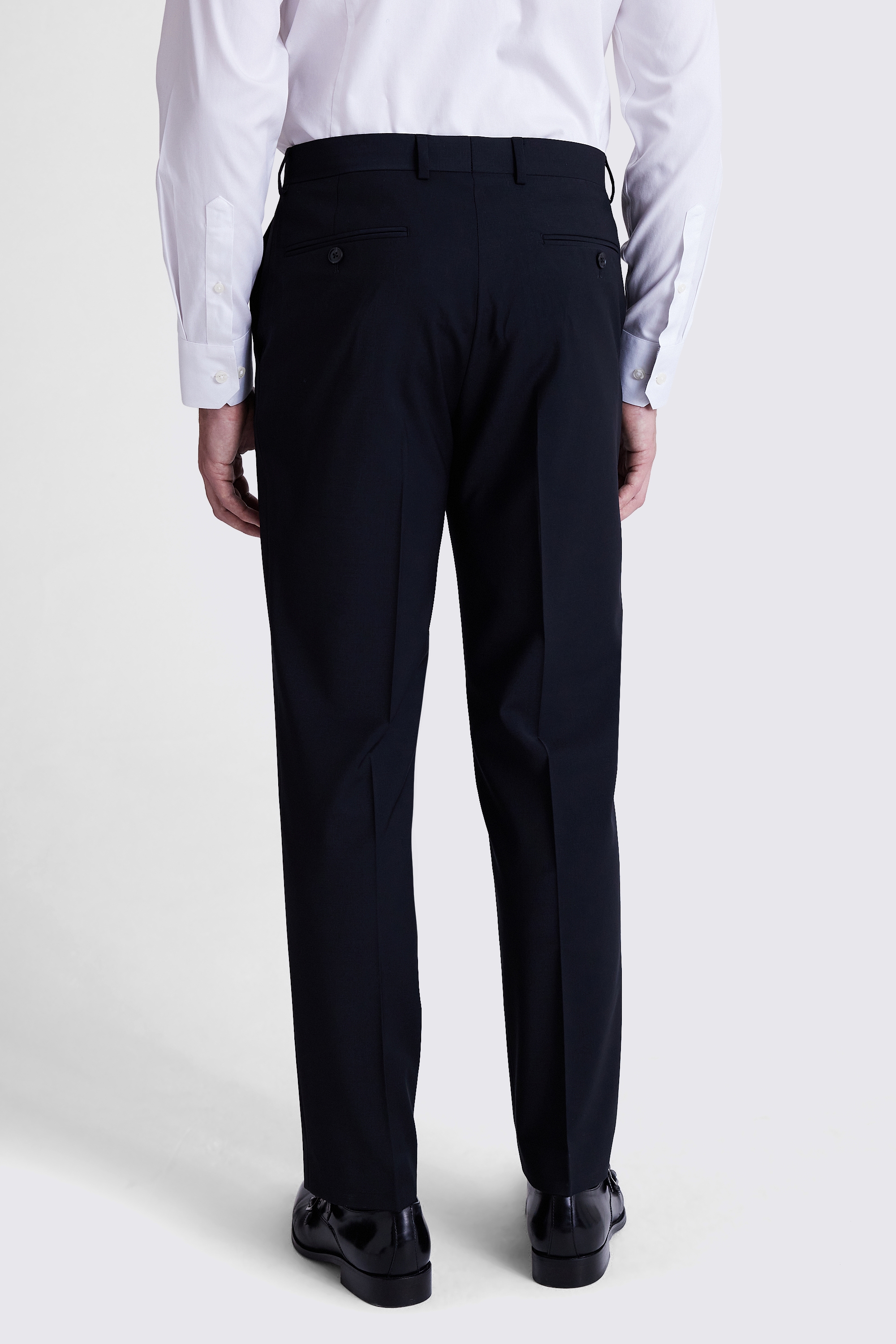 Regular Fit Black Performance Pants