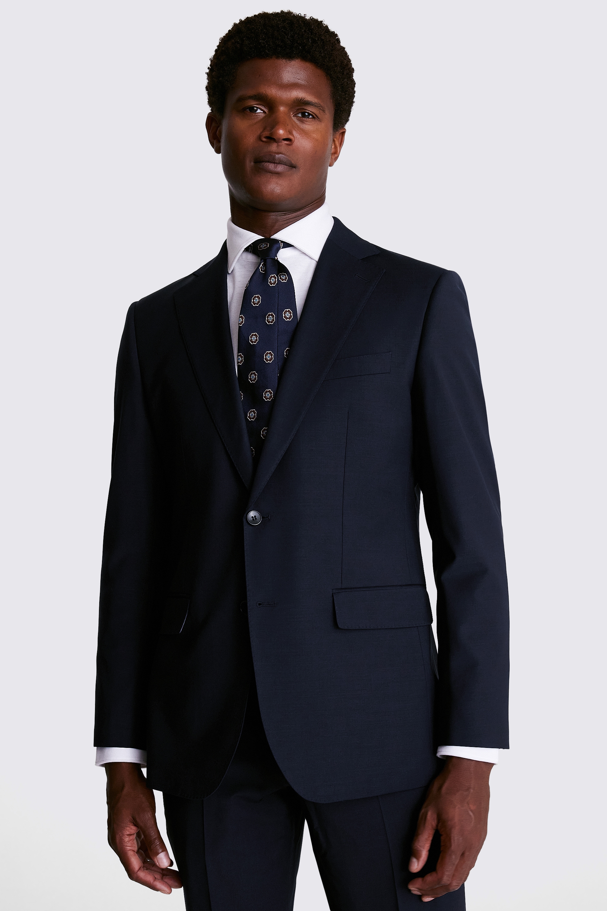 Custom Made navy performance suit