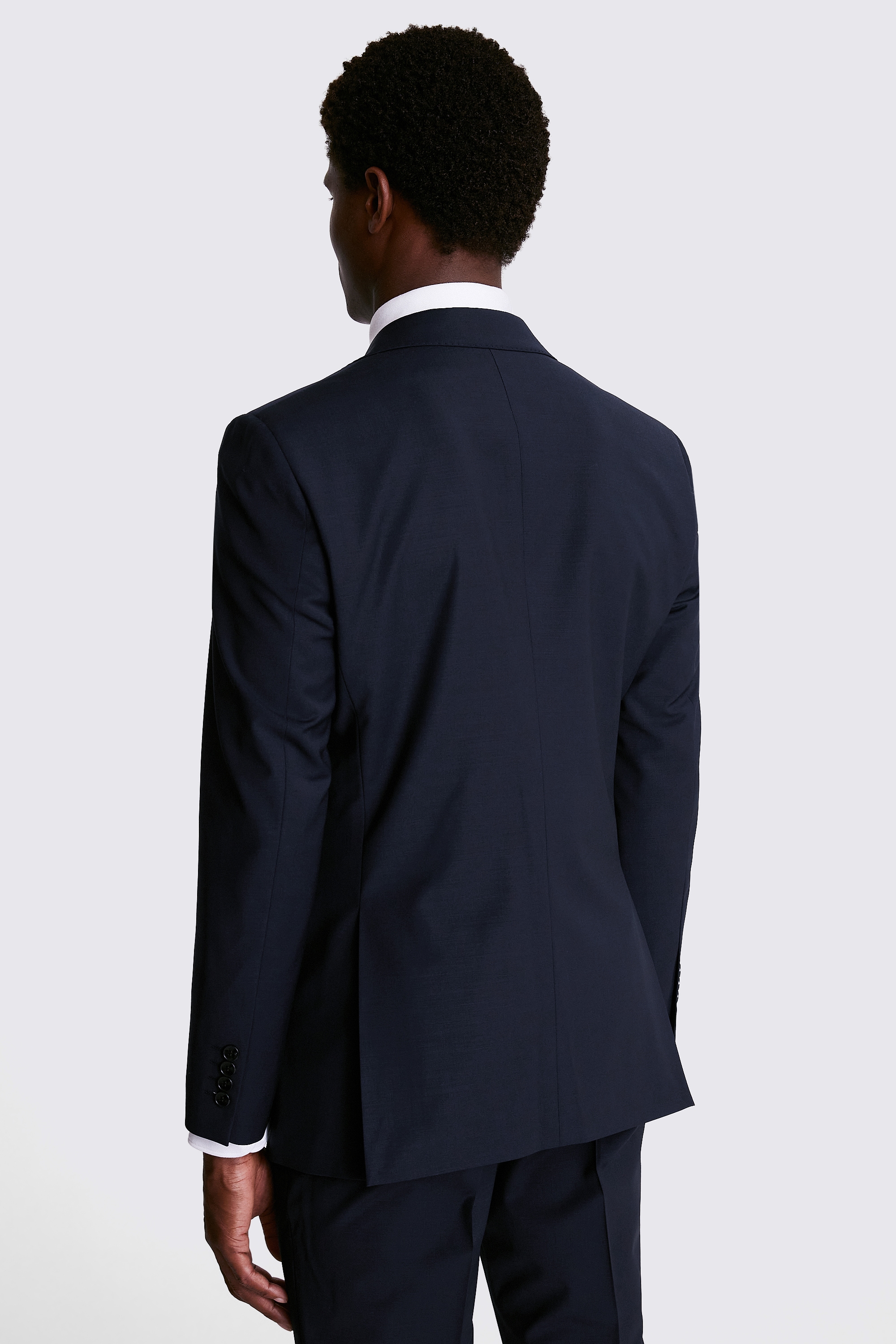 Custom Made navy performance suit