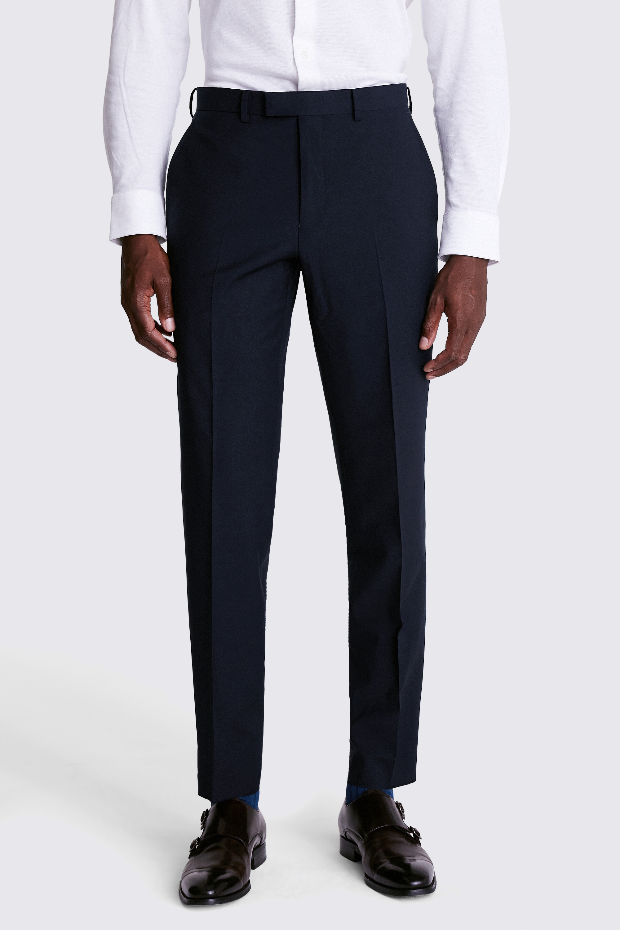 Custom Made navy performance suit