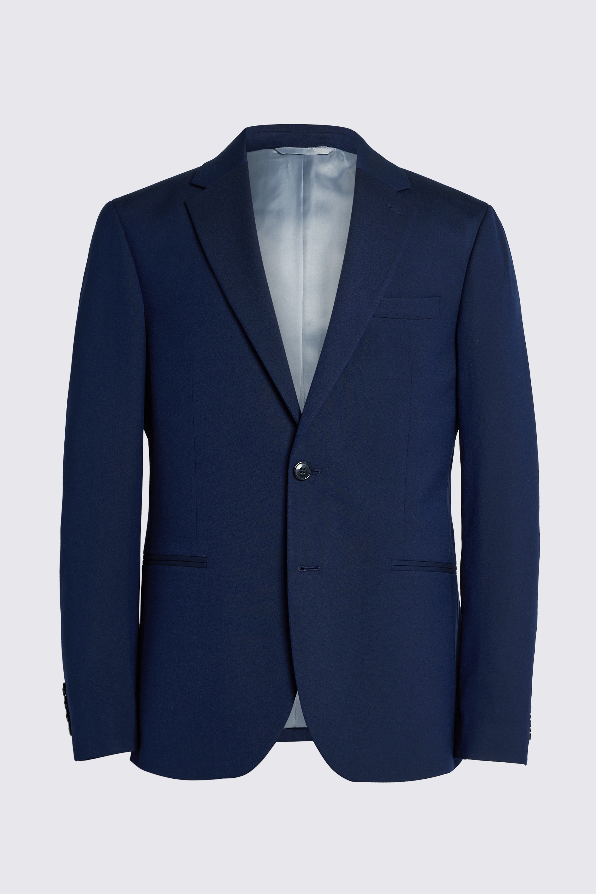 Slim Fit Navy Twill Jacket