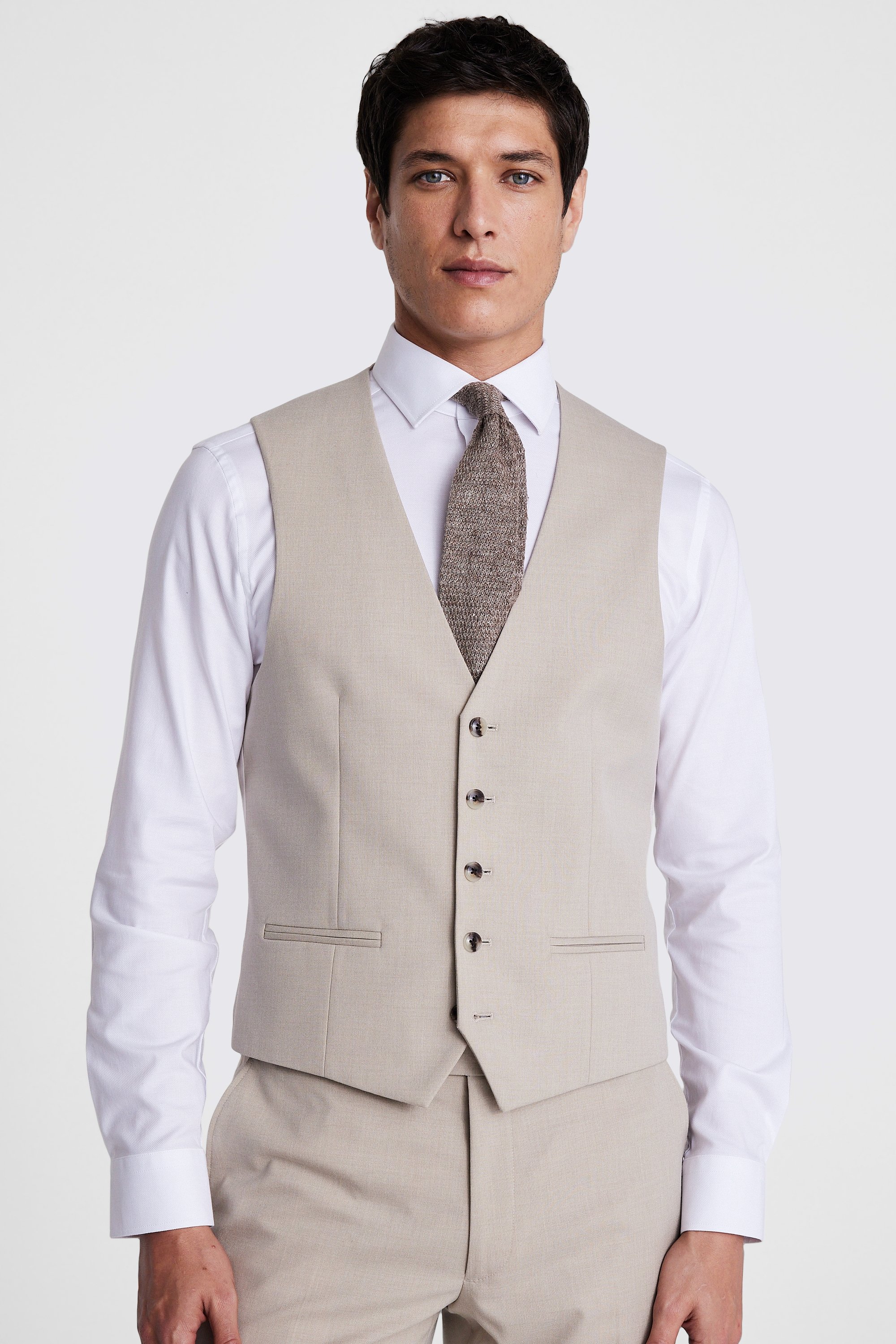 Custom Made taupe suit