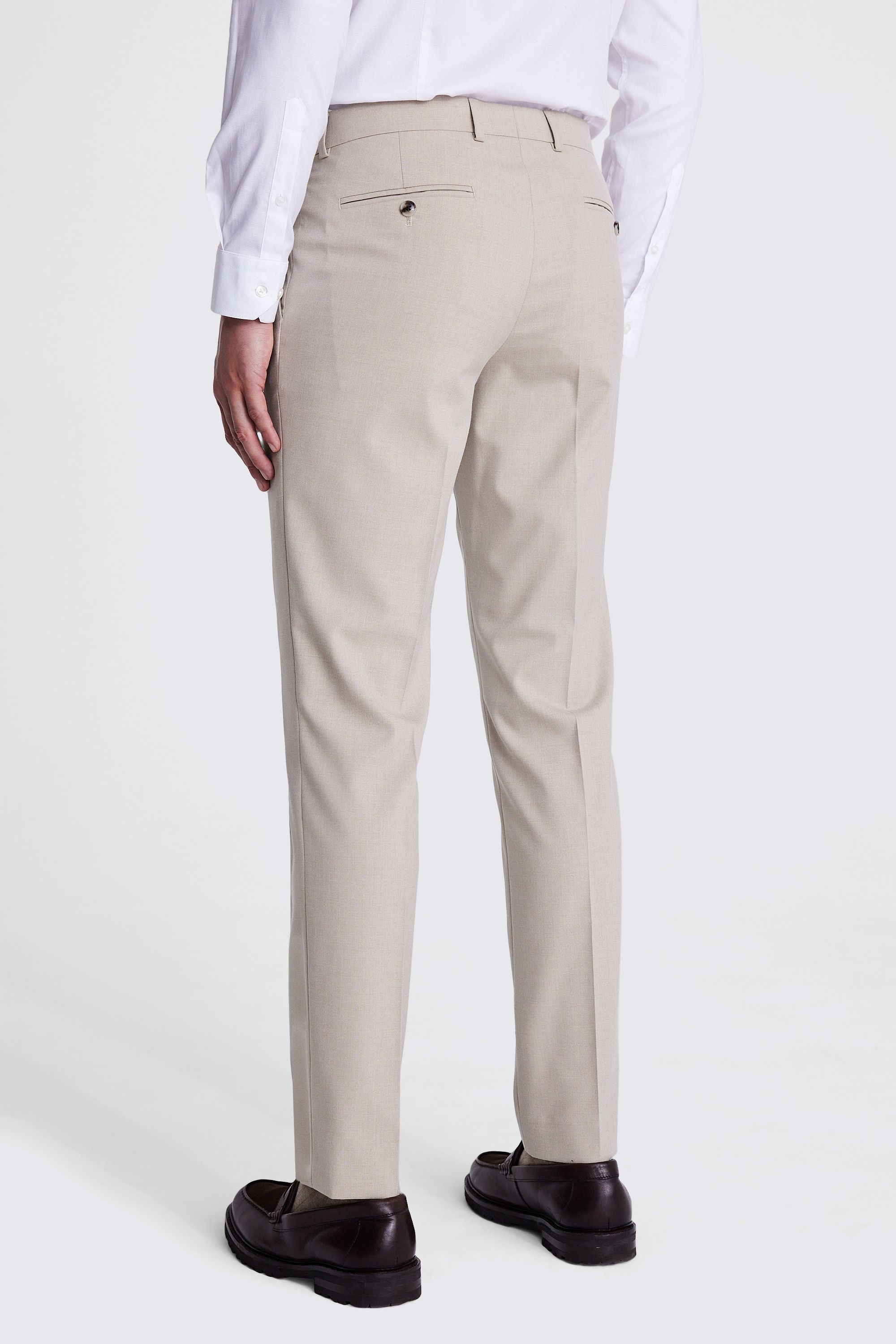 Slim Fit Taupe Pants