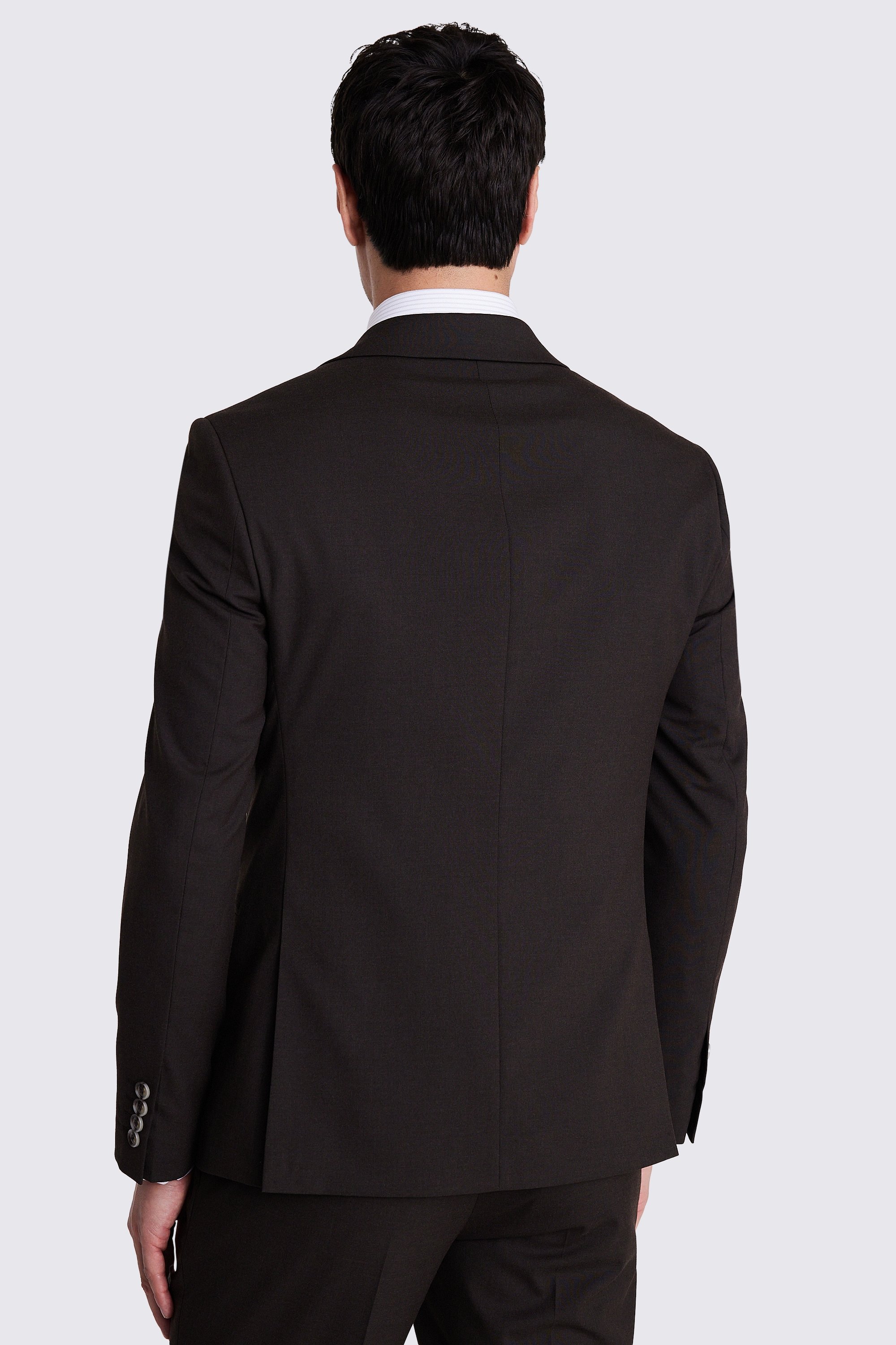 Slim Fit Brown Suit