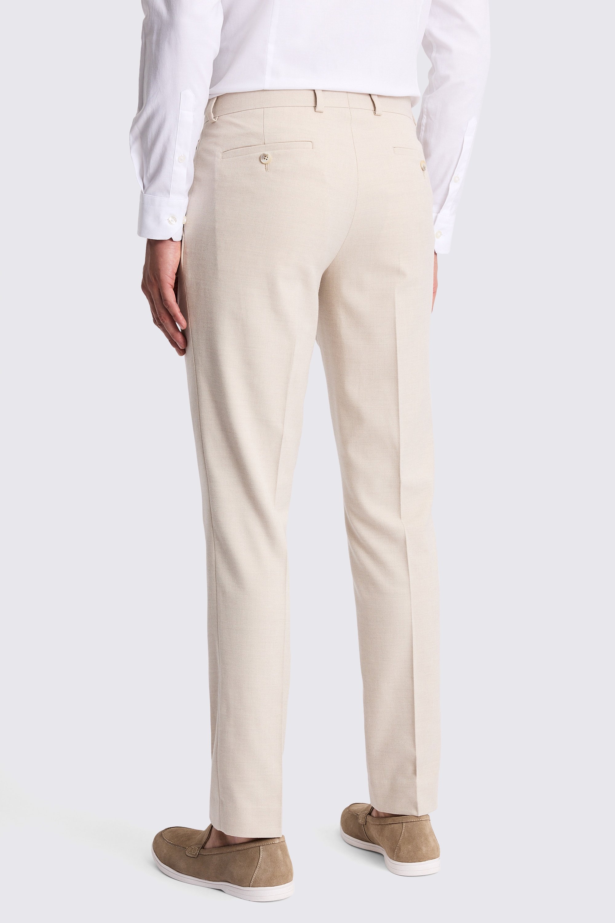 Slim Fit Light Camel Pants