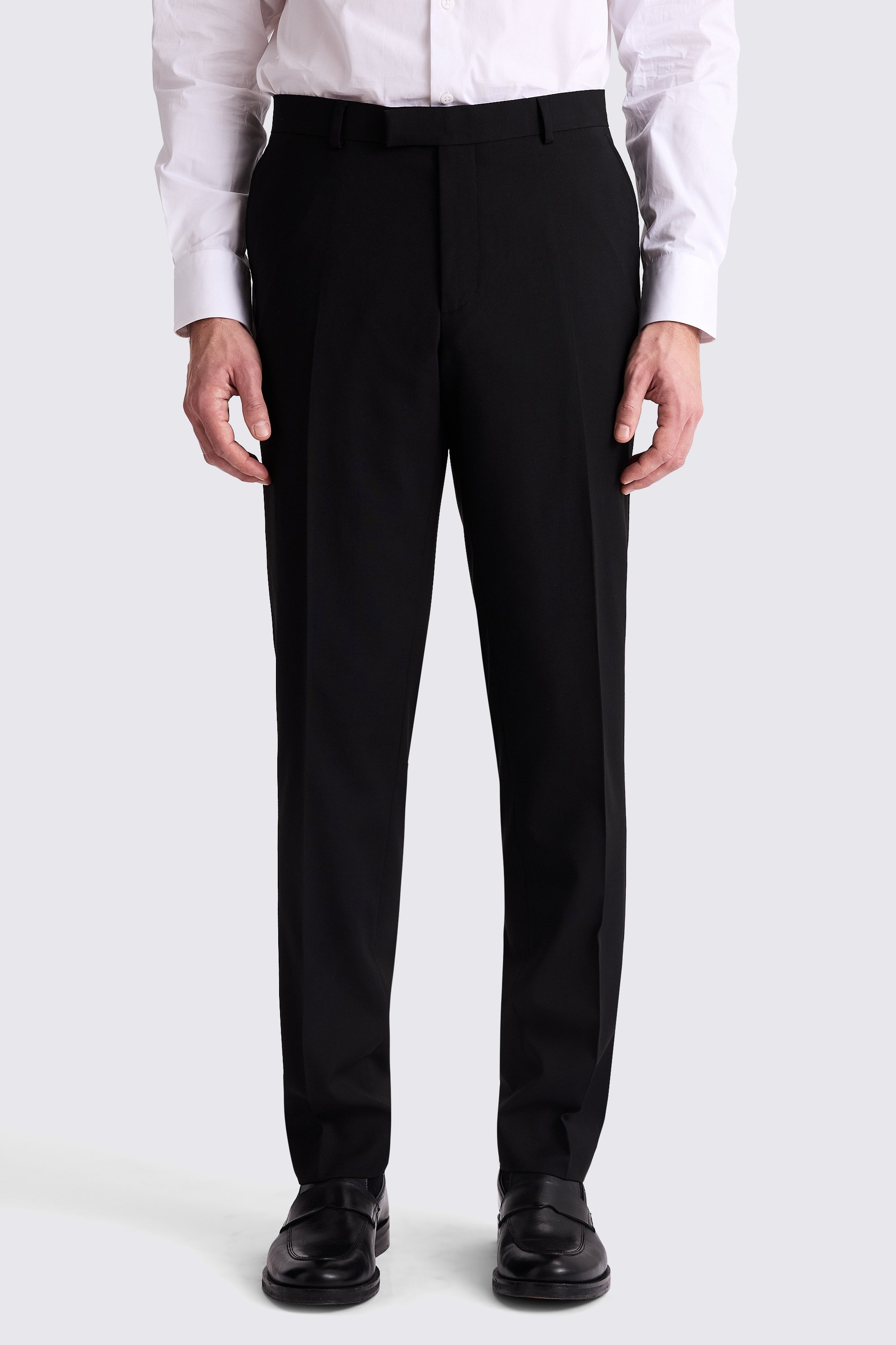 Tailored Fit Black Stretch Suit
