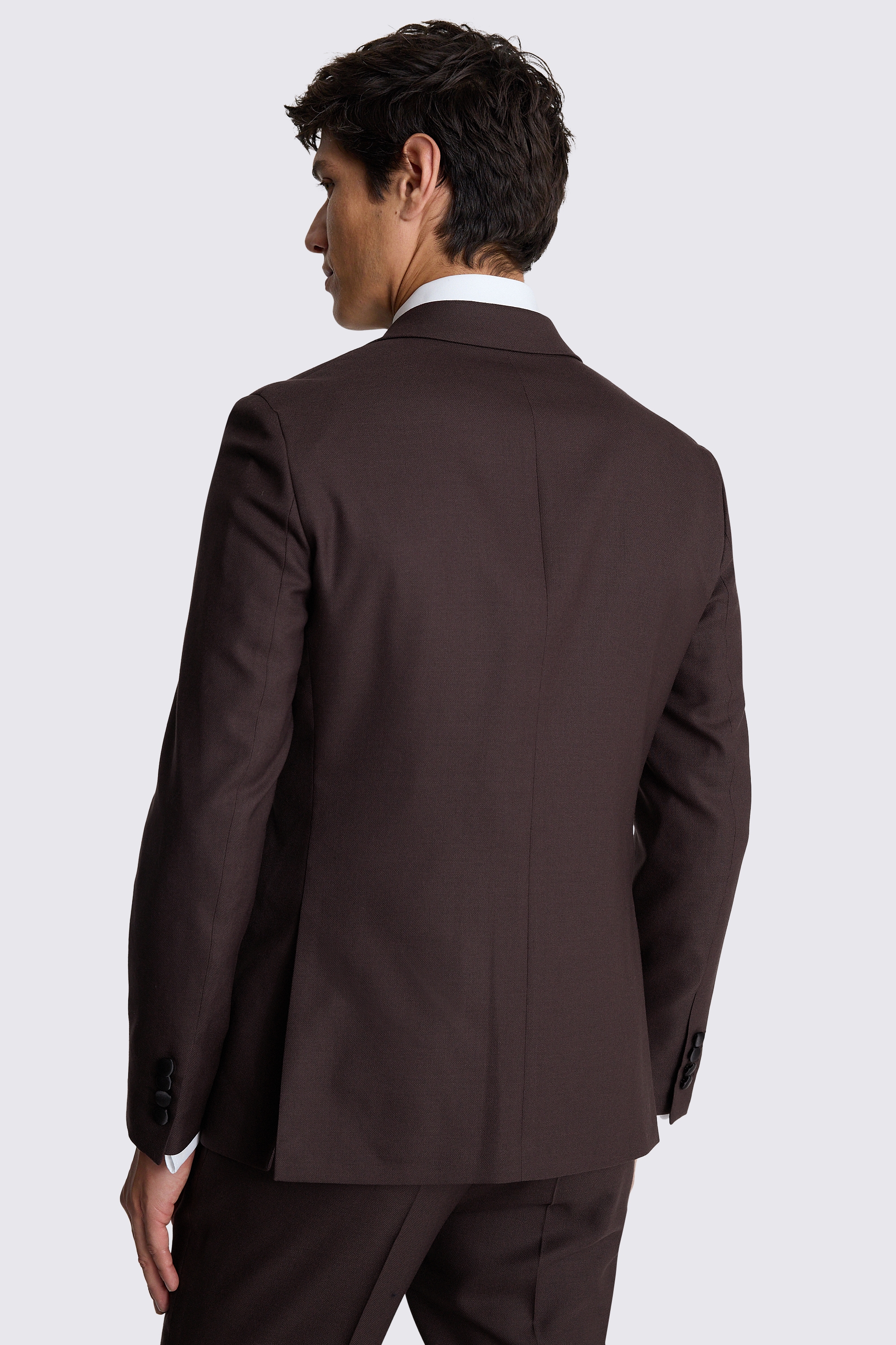 Slim Fit Claret Tuxedo Jacket