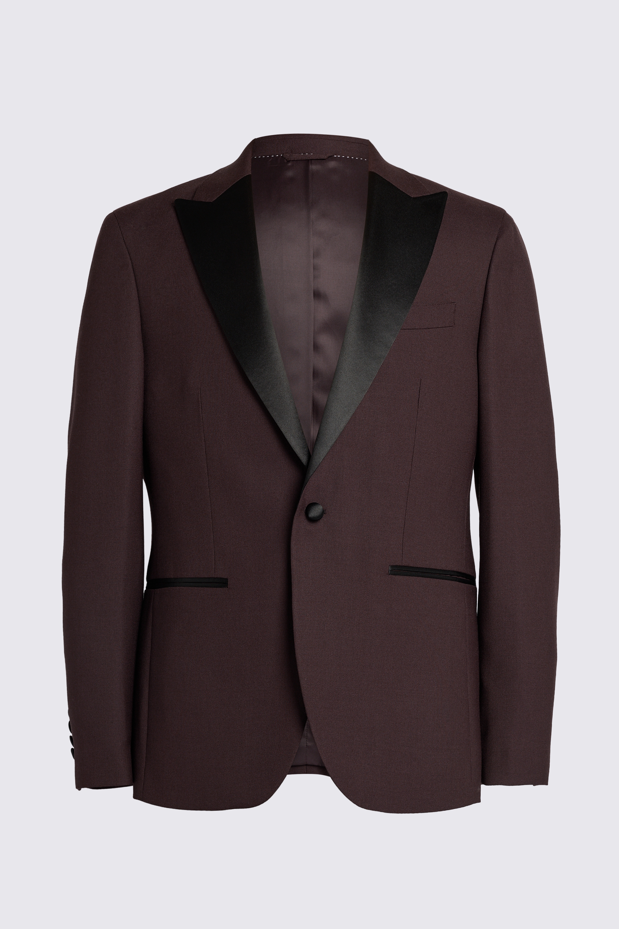 Slim Fit Claret Tuxedo Jacket