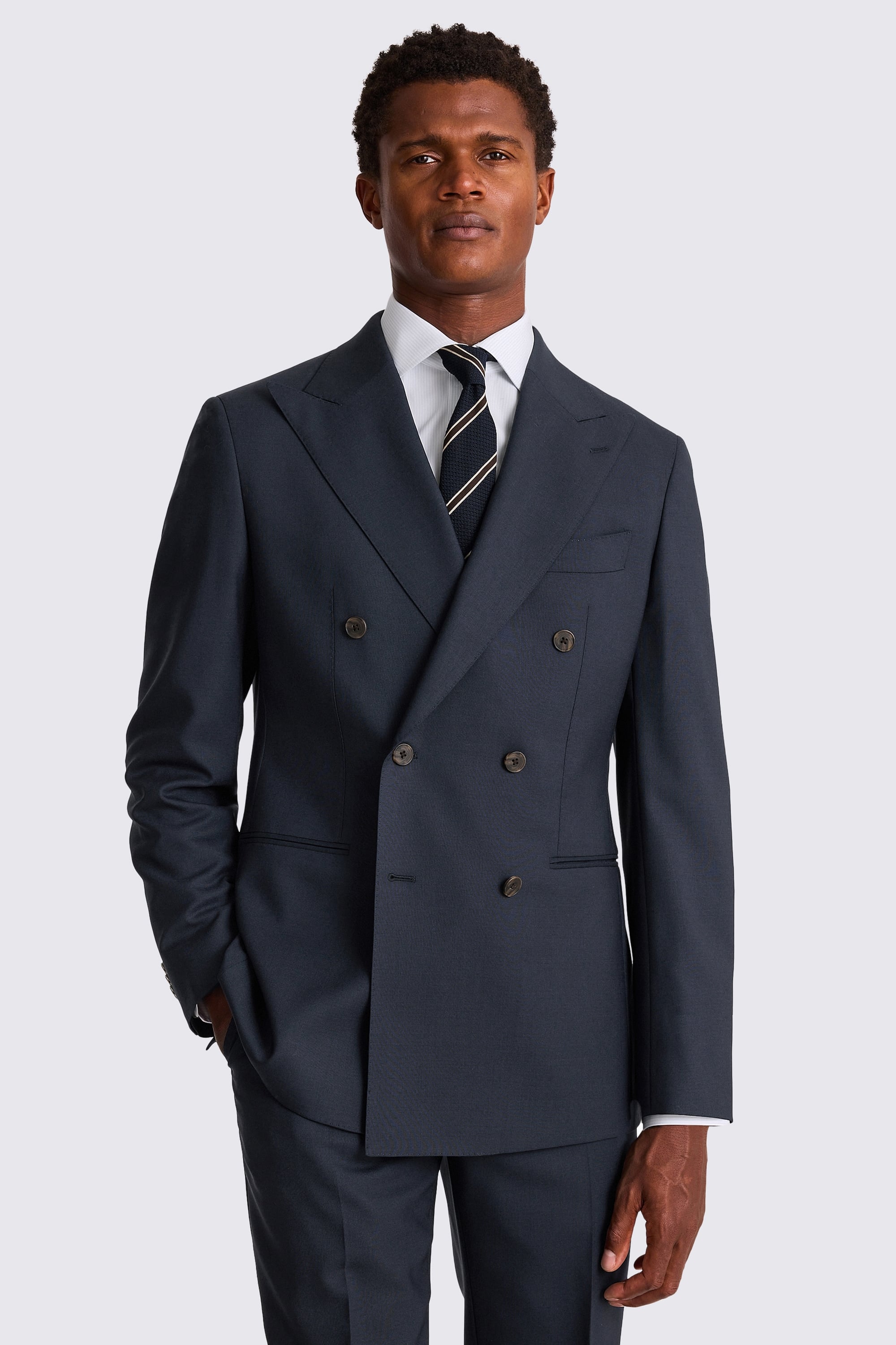 Men's Navy Wool Italian XL Jacket
