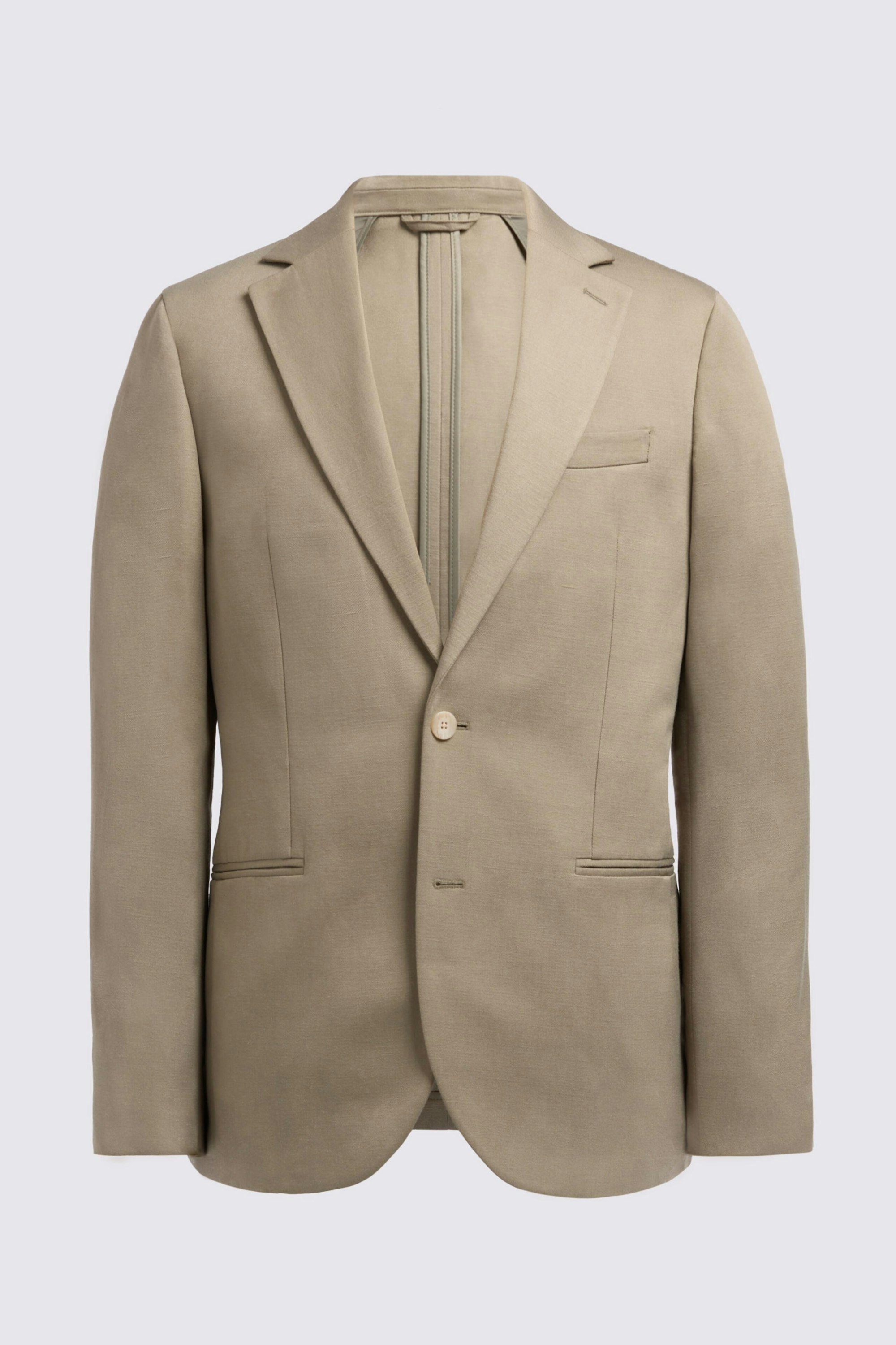 Tailored Fit Sage Linen Suit
