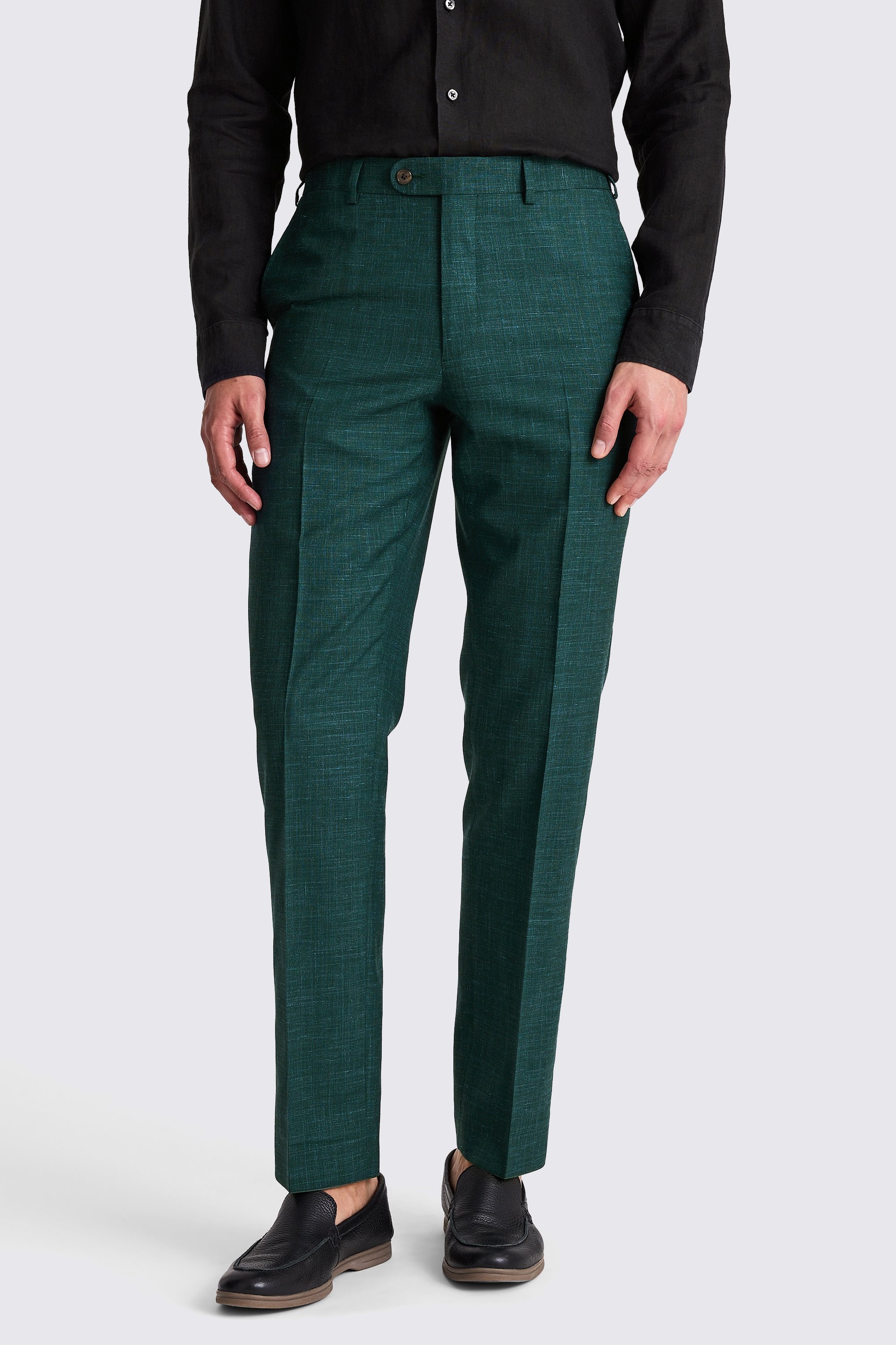 Italian Tailored Fit Emerald Trousers