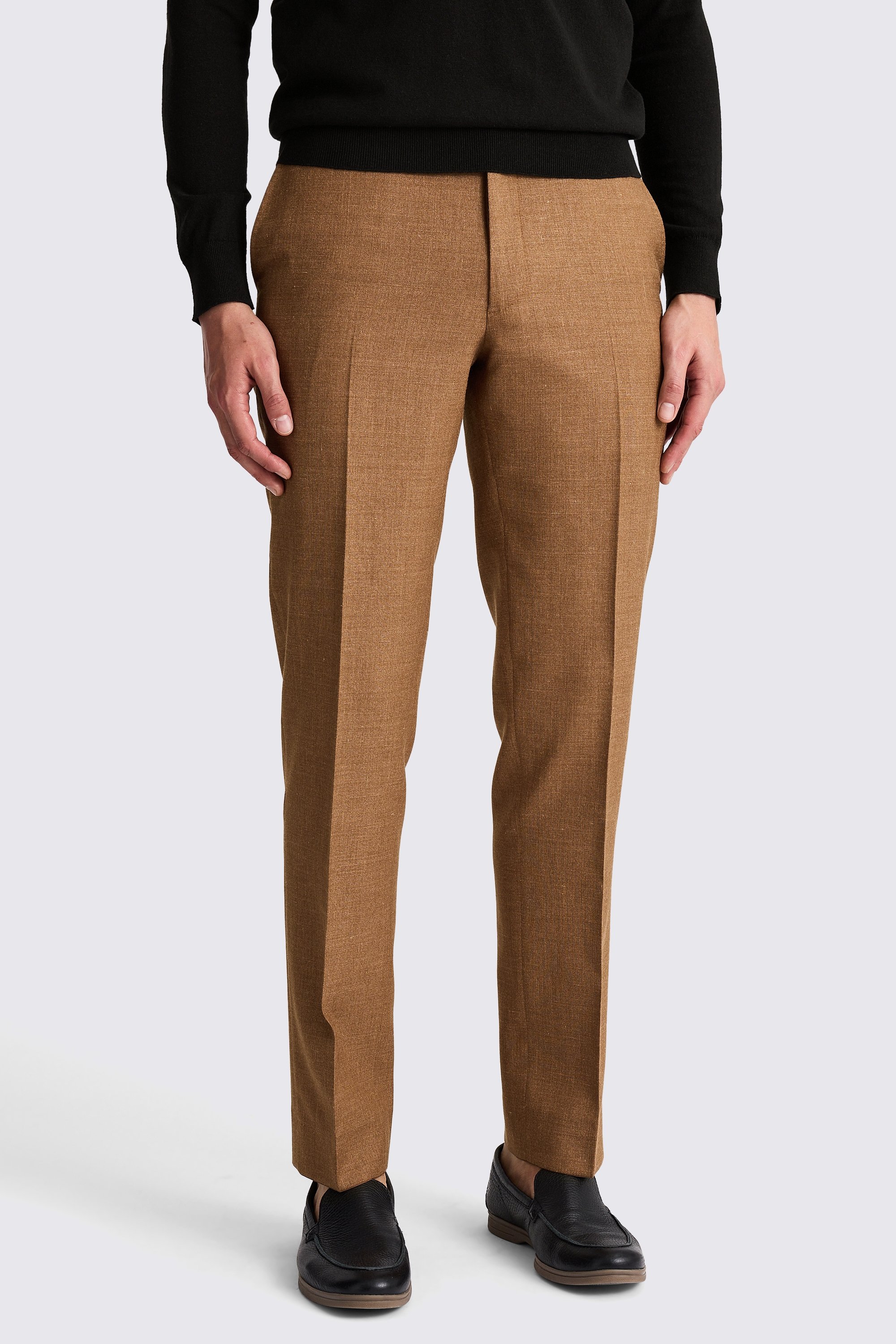 Italian Tailored Fit Straw Trousers