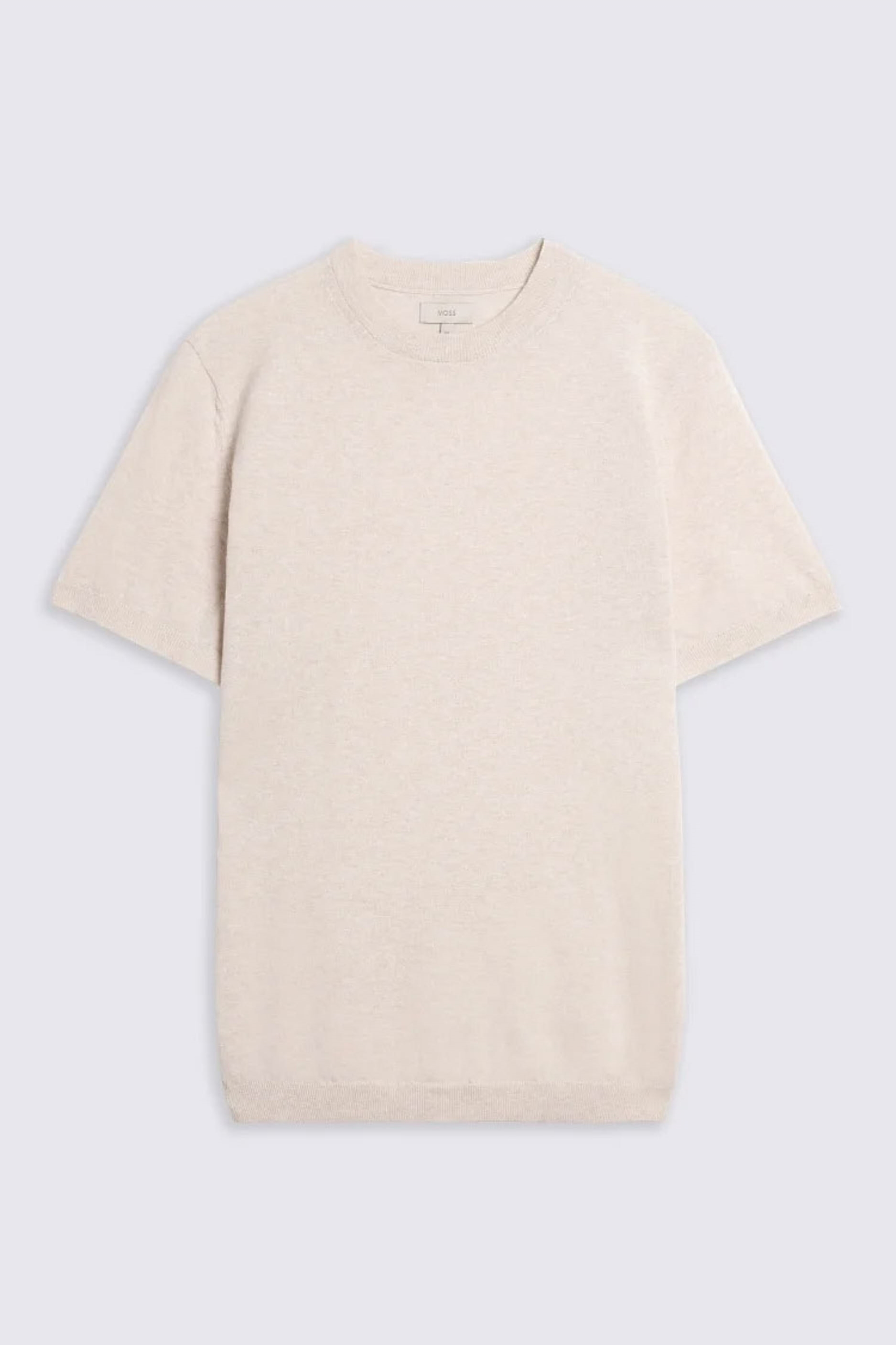 Linen Blend Oatmeal T-shirt