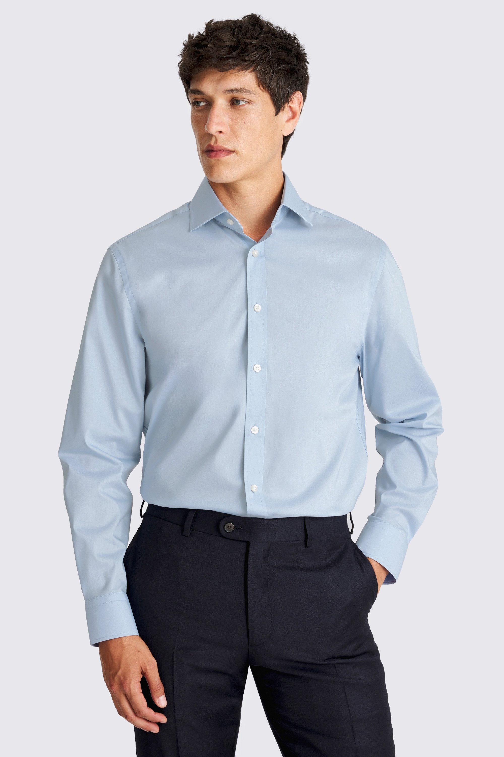 Regular Fit Sky Stretch Shirt