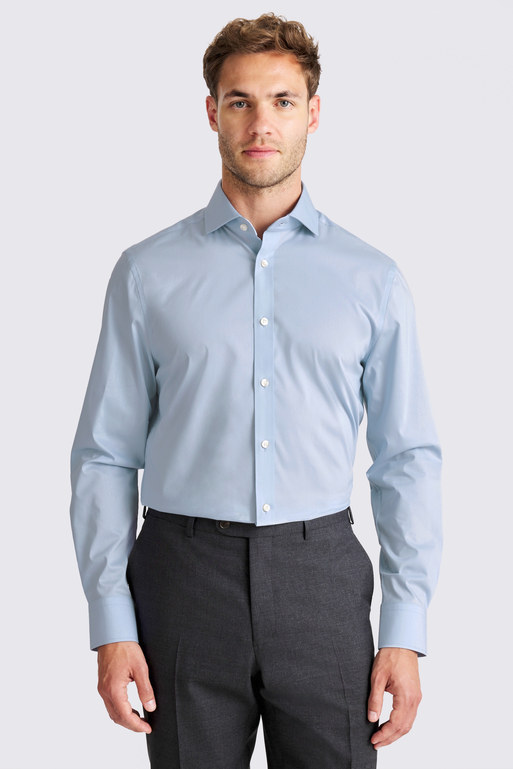 Tailored Fit Sky Stretch Shirt