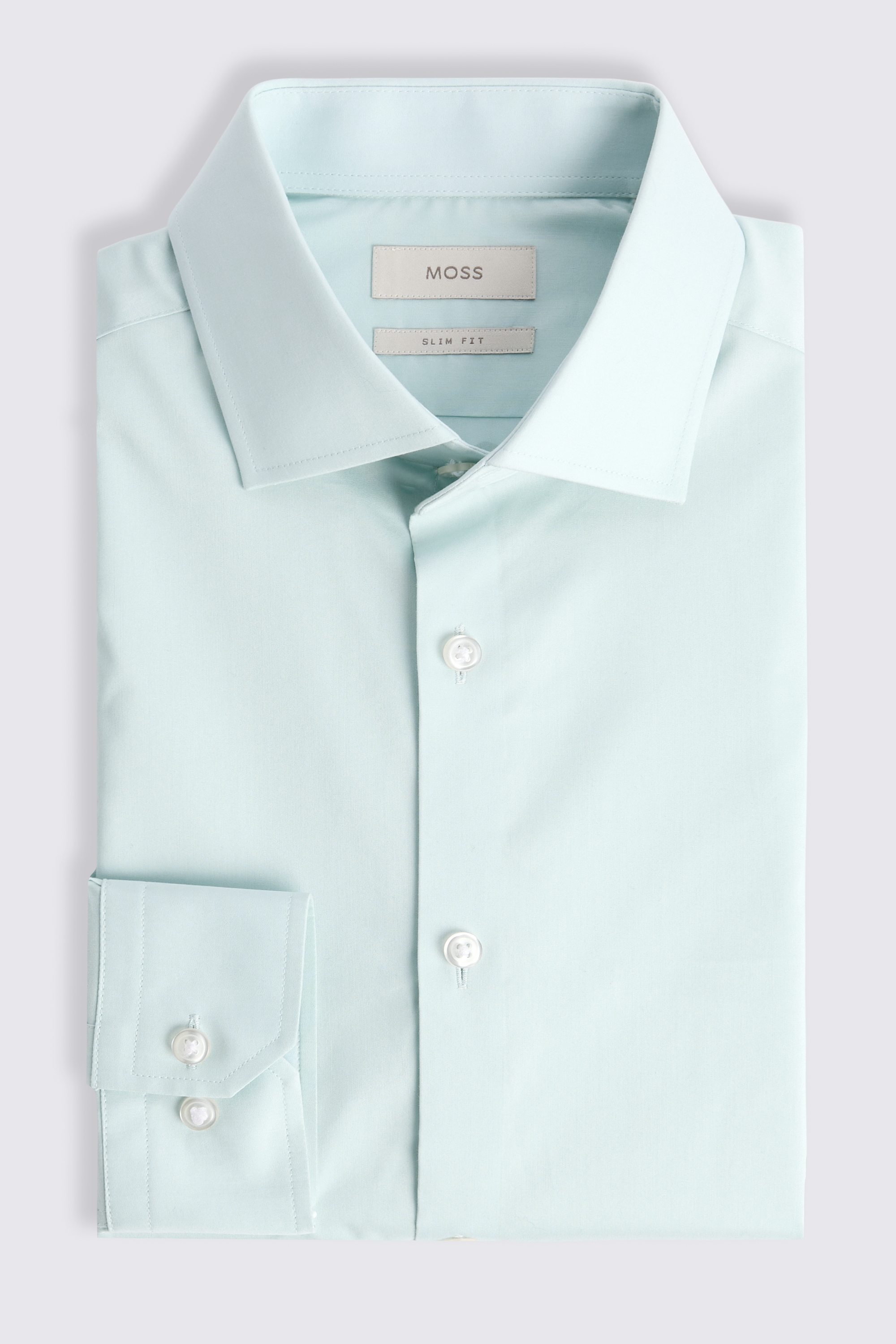 Slim Aqua Stretch Shirt