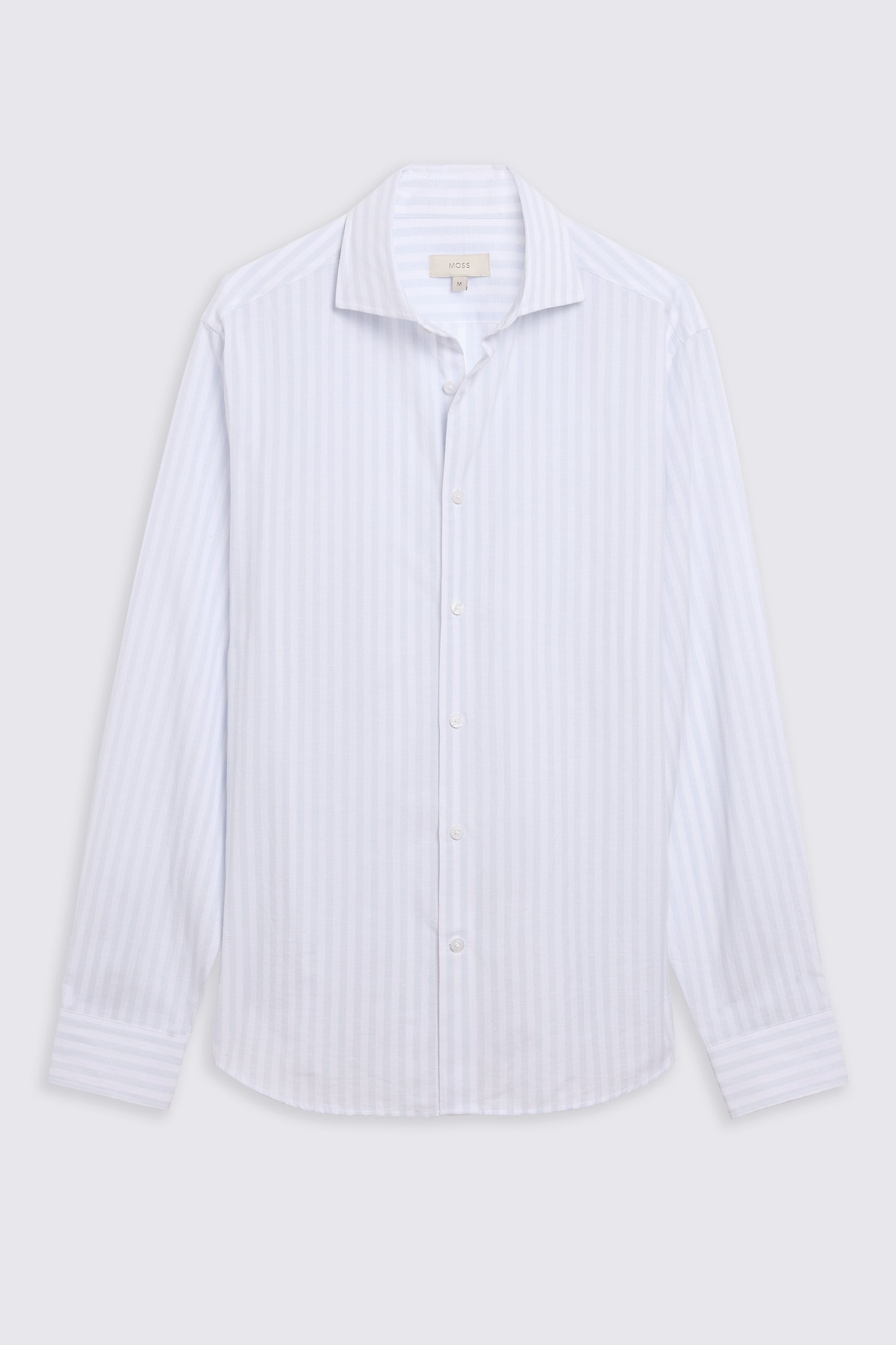 Blue Bengal Cotton Linen Stripe Shirt