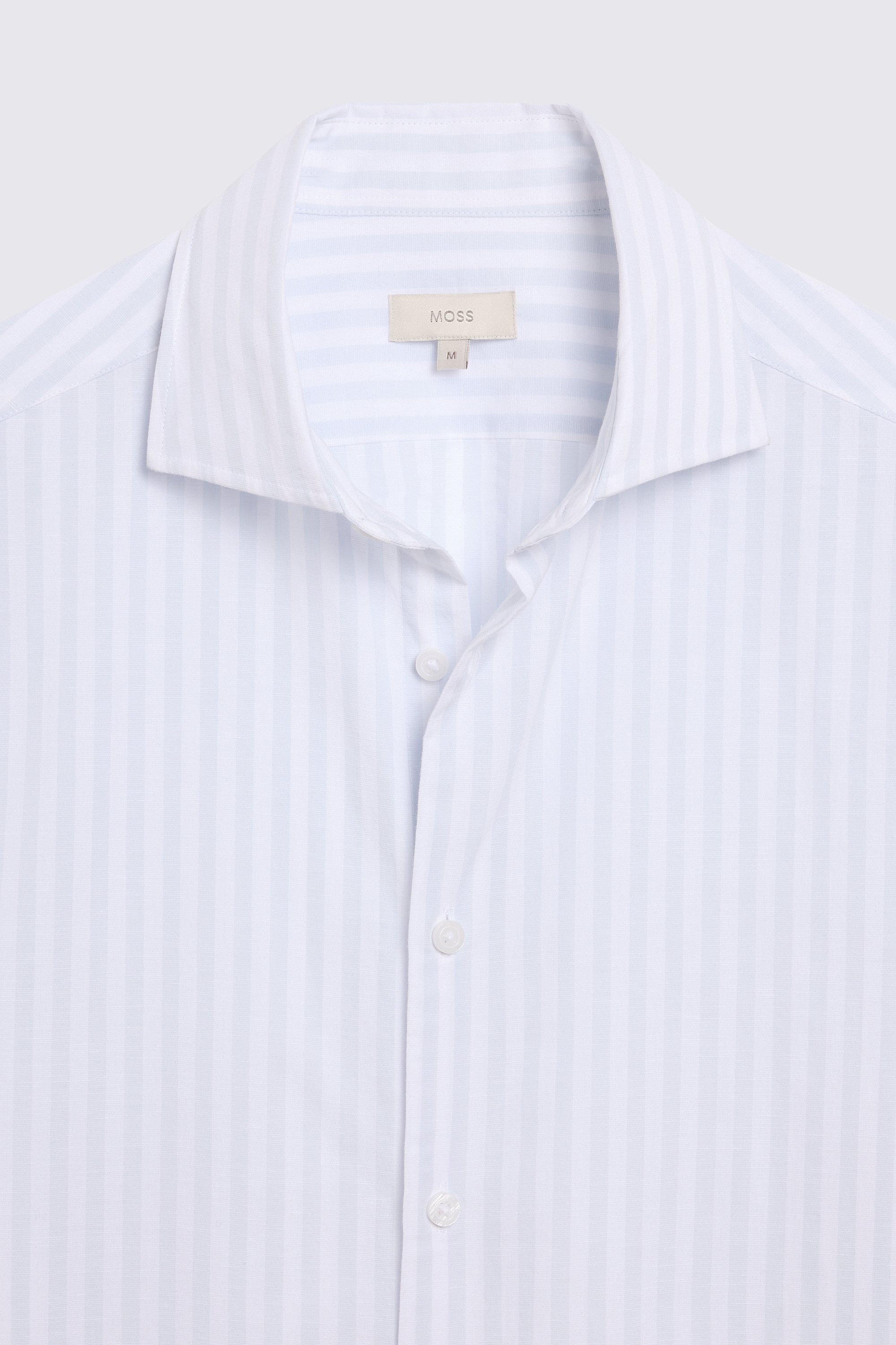 Blue Bengal Cotton Linen Stripe Shirt