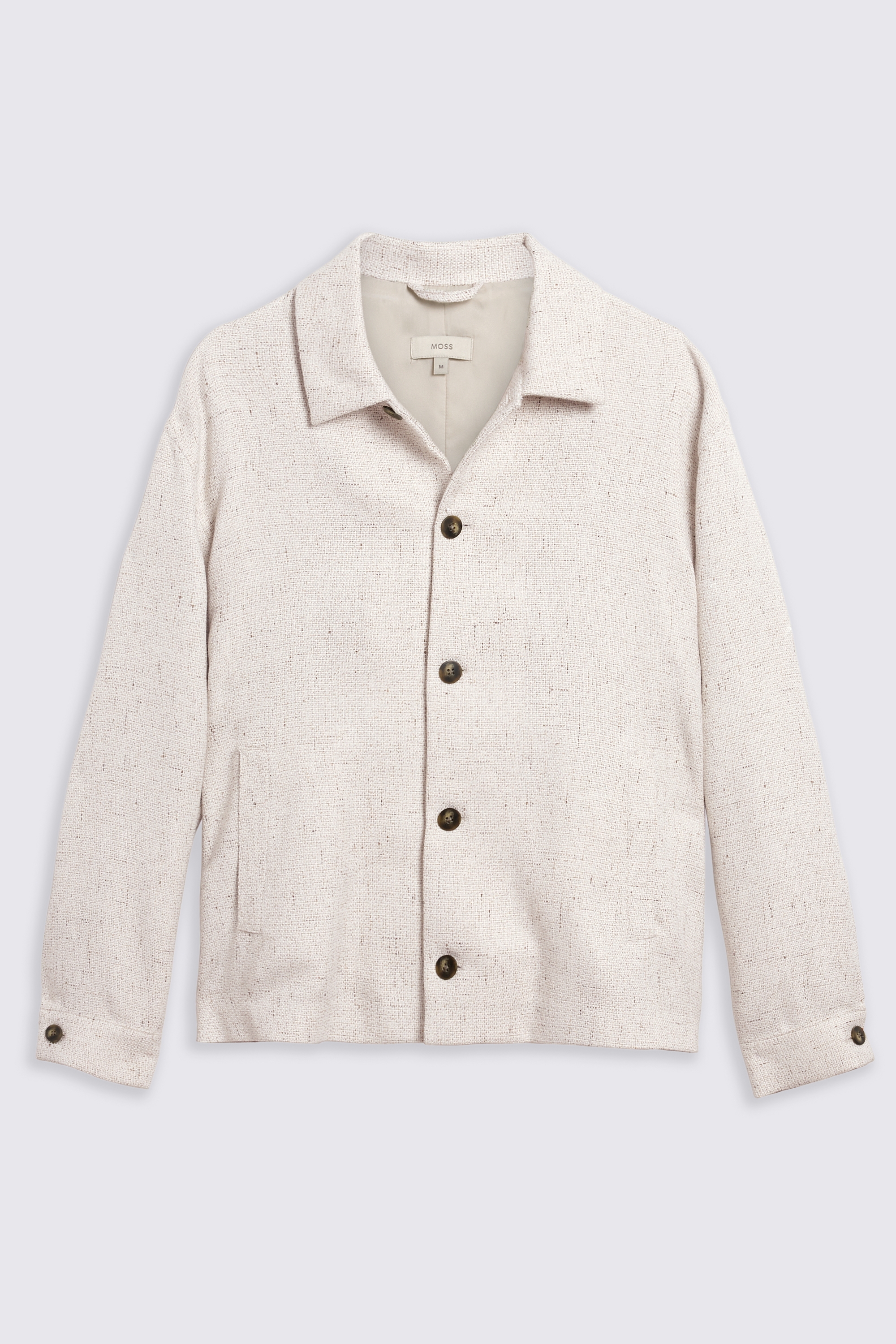 Neutral Texture Overshirt