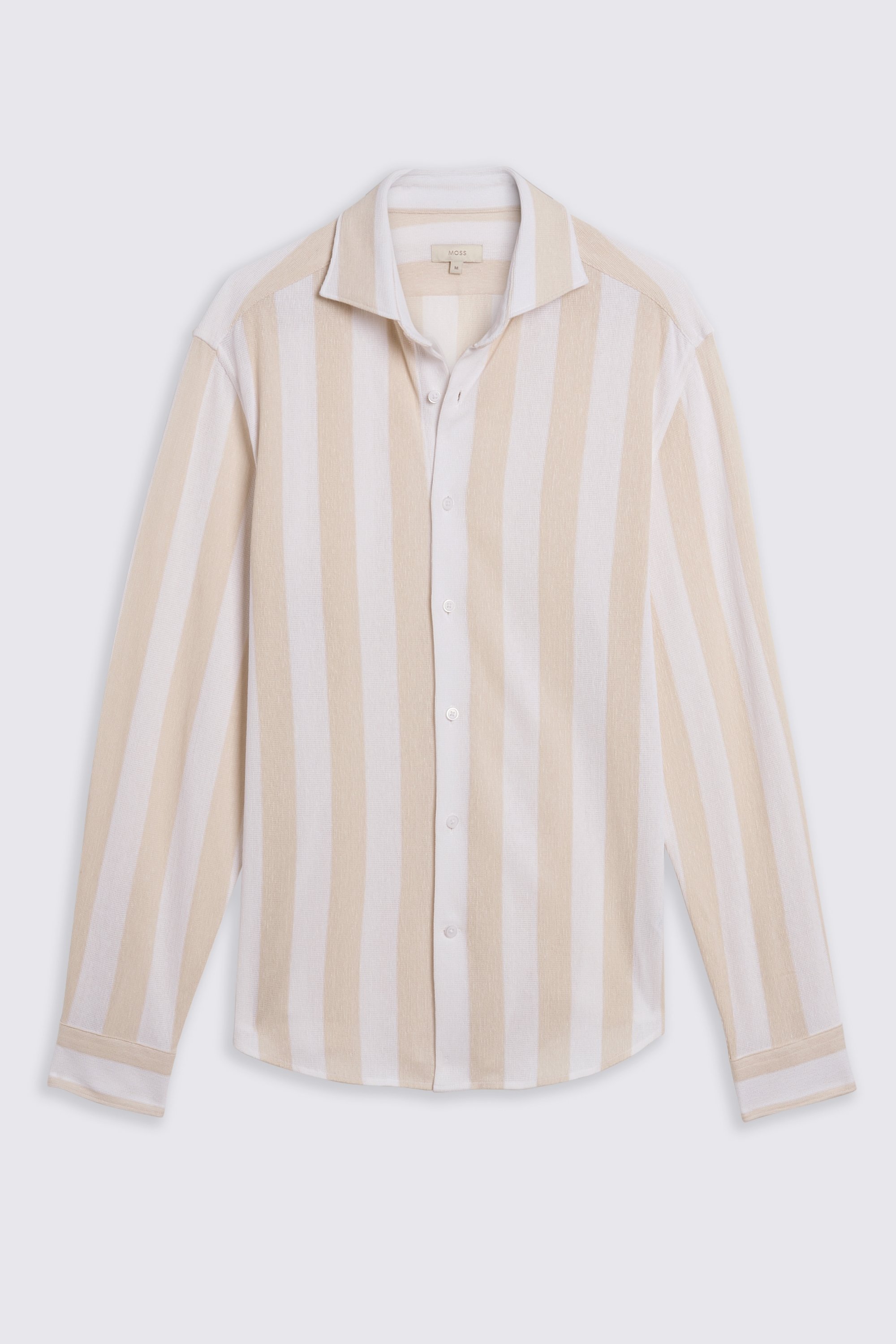Neutral Pique Knit Shirt