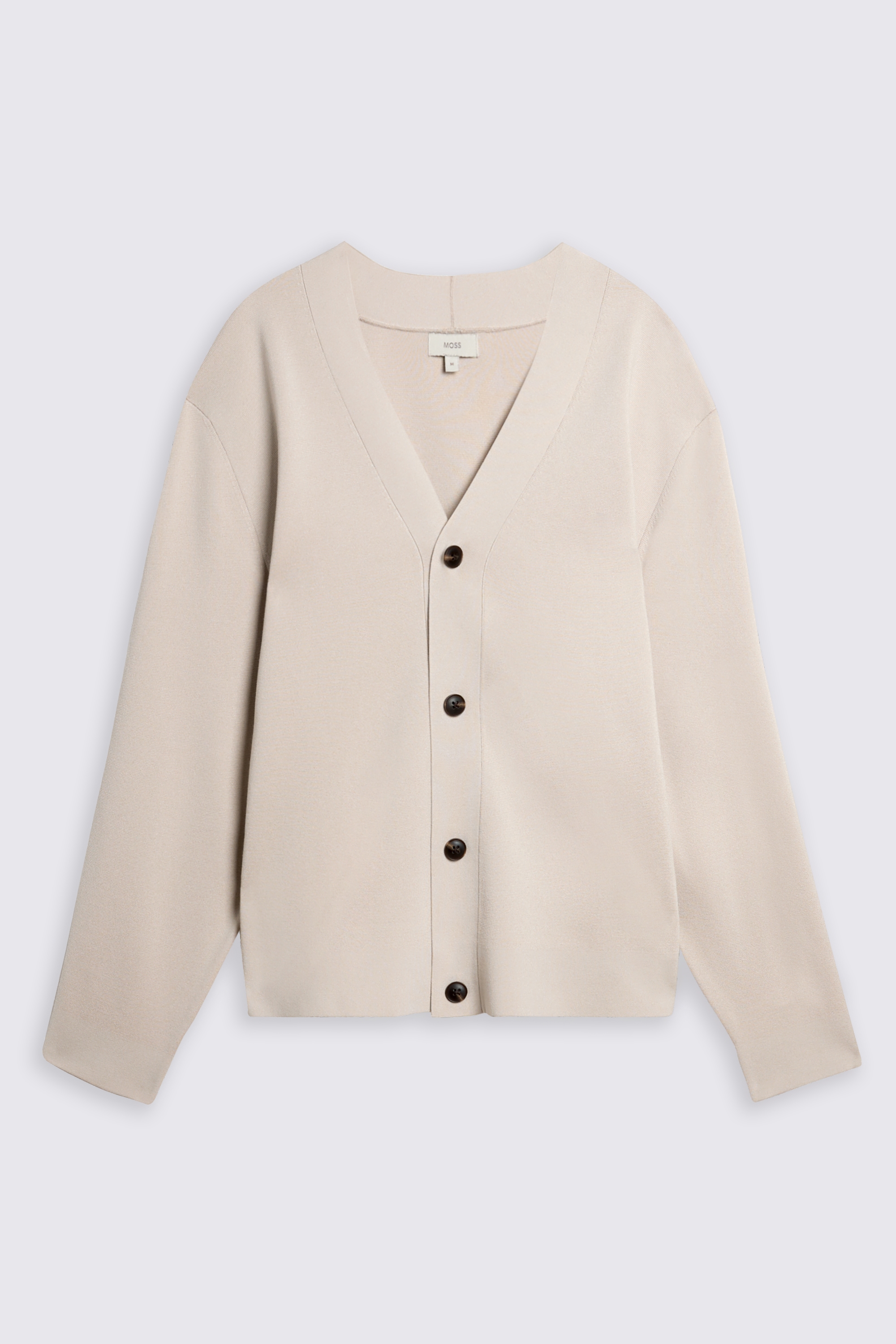 Taupe Four Button Cardigan