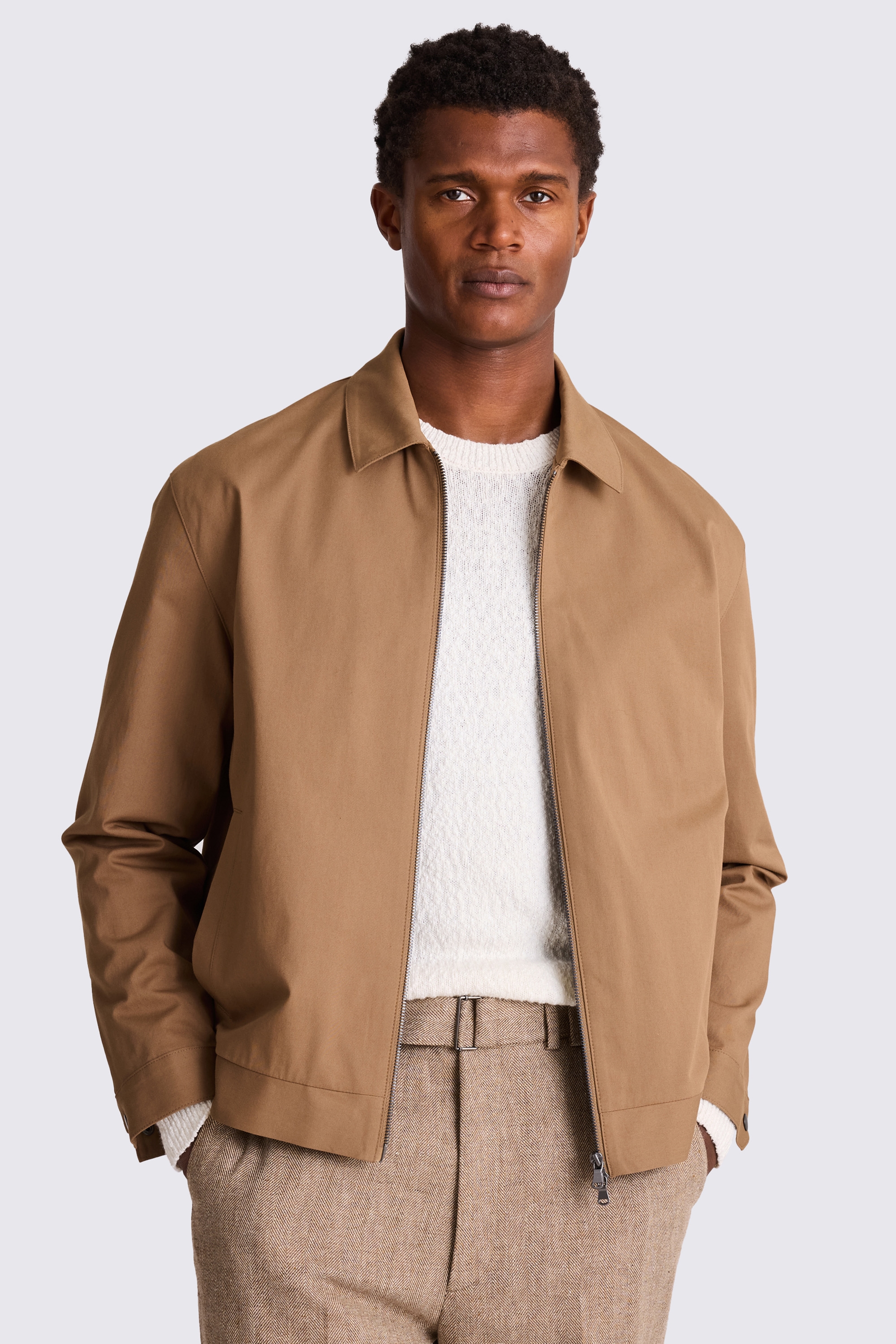 Tobacco Harrington Jacket
