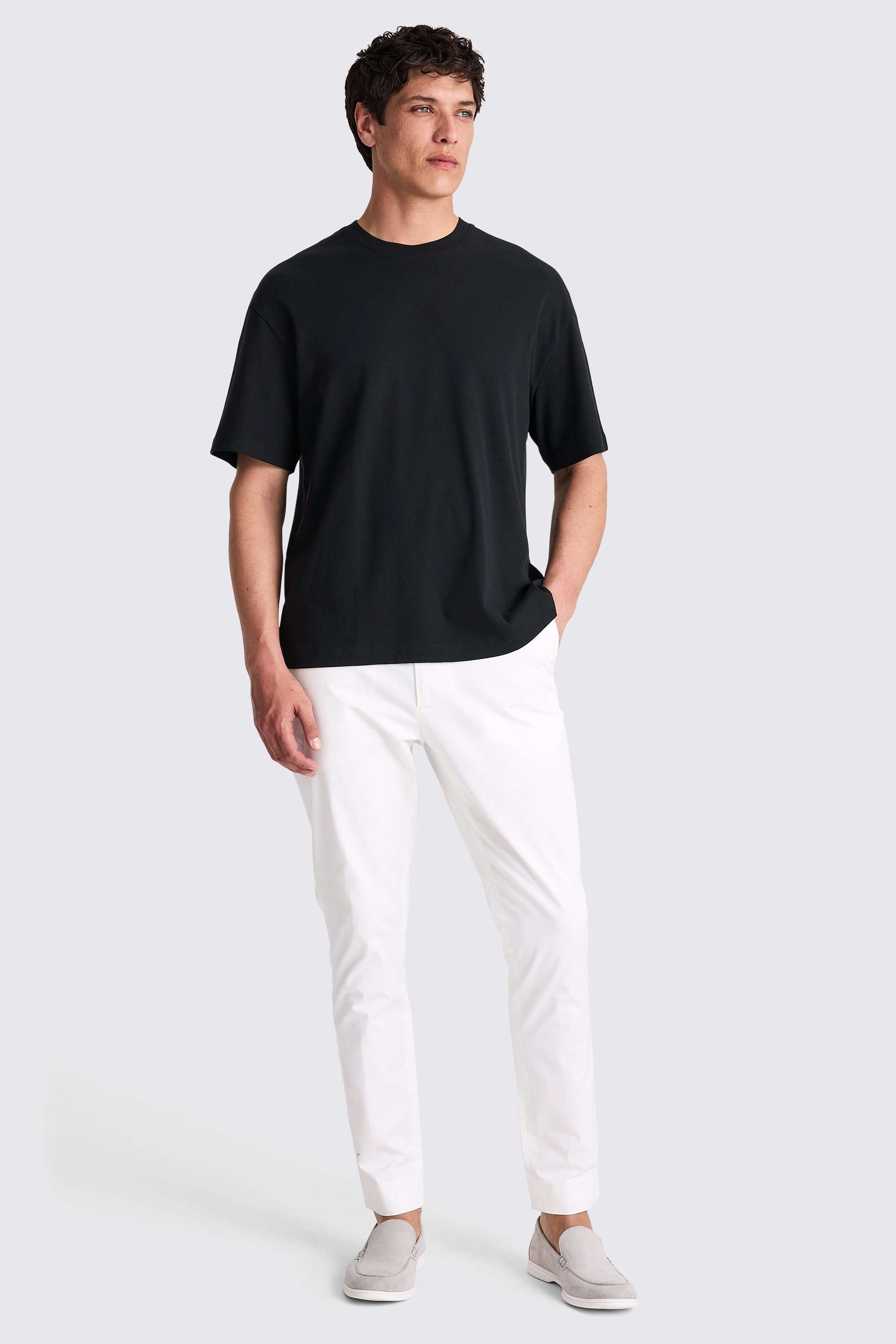Black Heavyweight Crew-Neck T-Shirt
