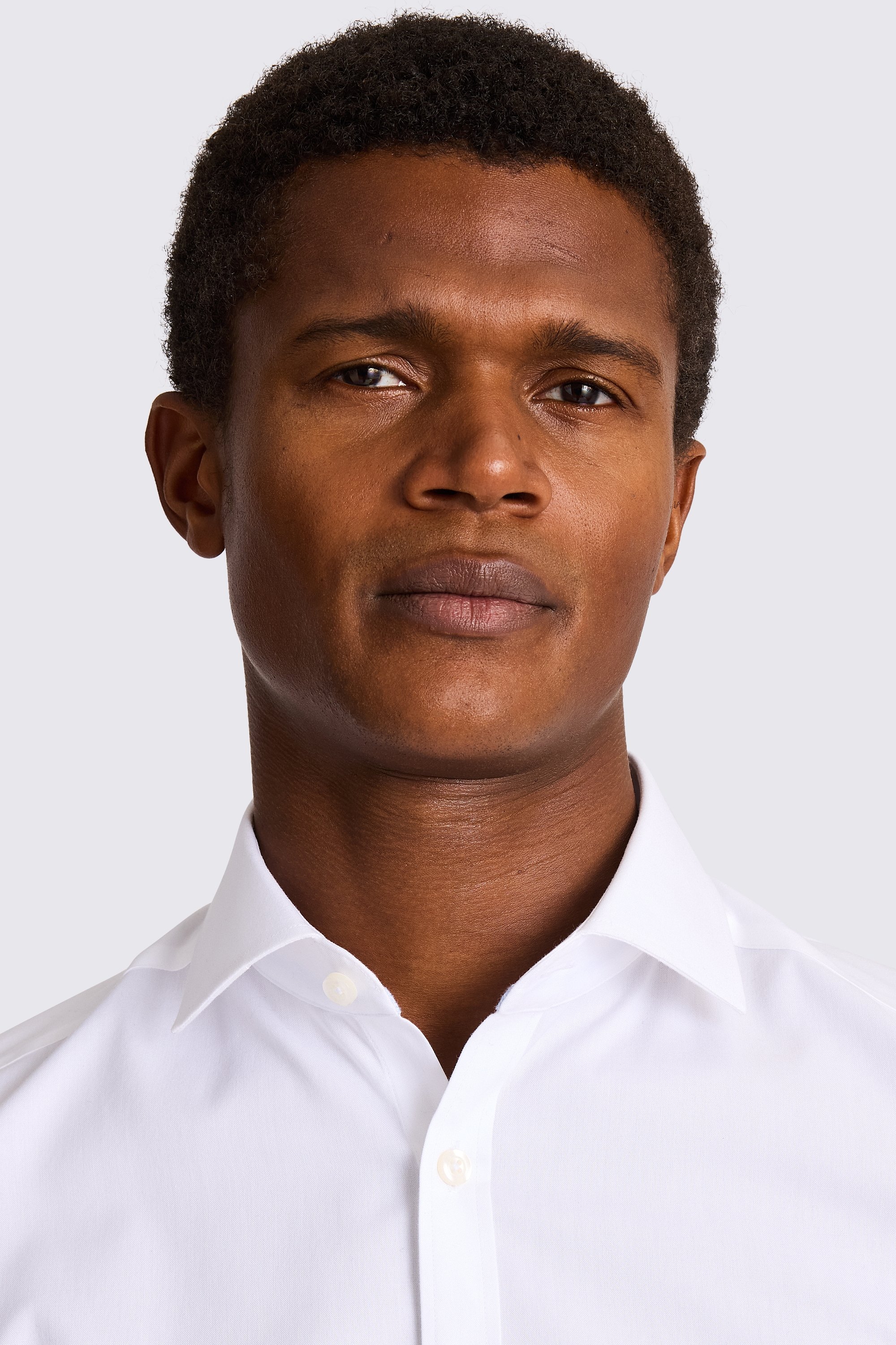 Slim Fit Pinpoint Oxford with Contrast Non-Iron Shirt