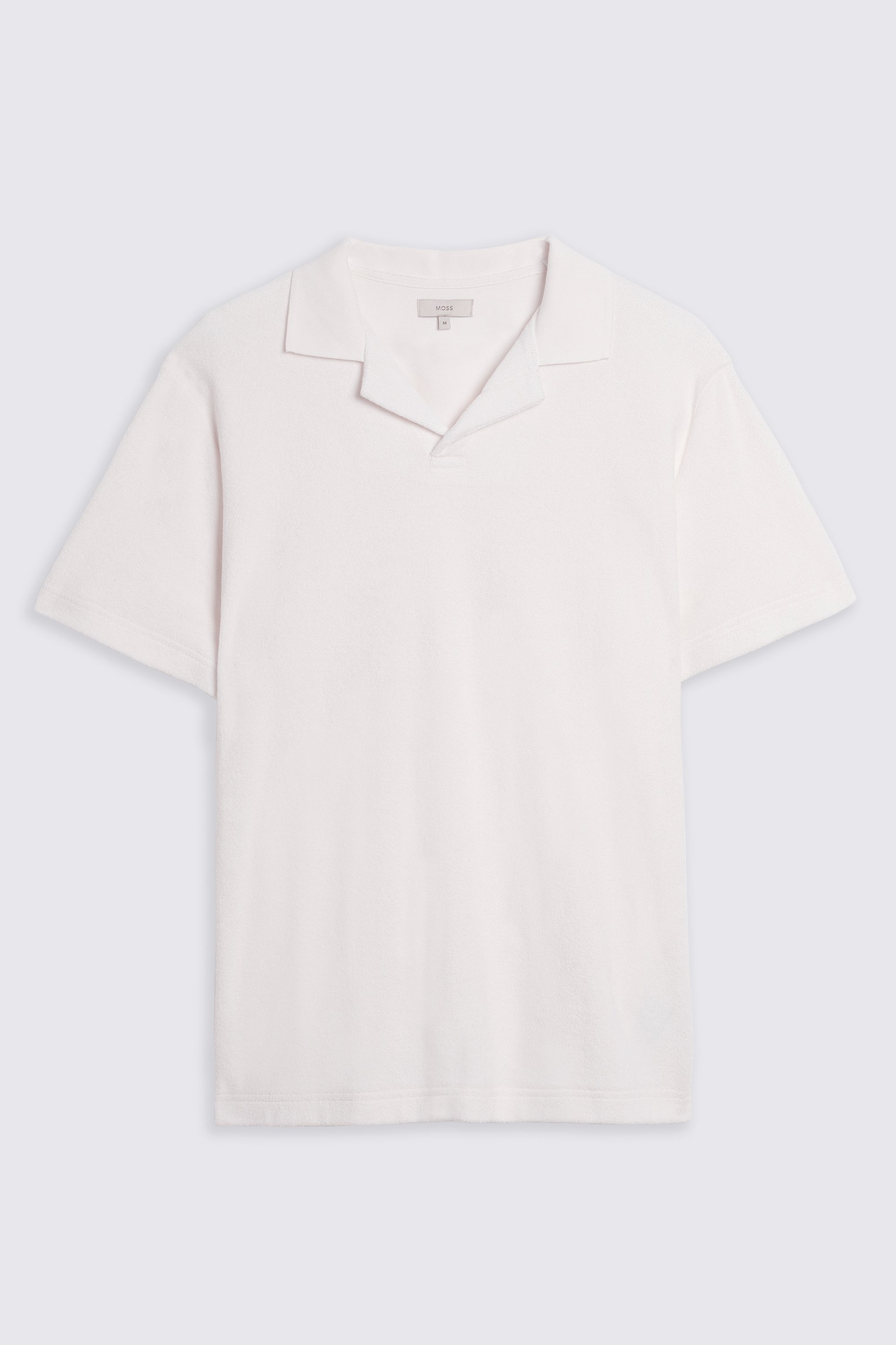 Off White Terry Towelling Skipper Polo