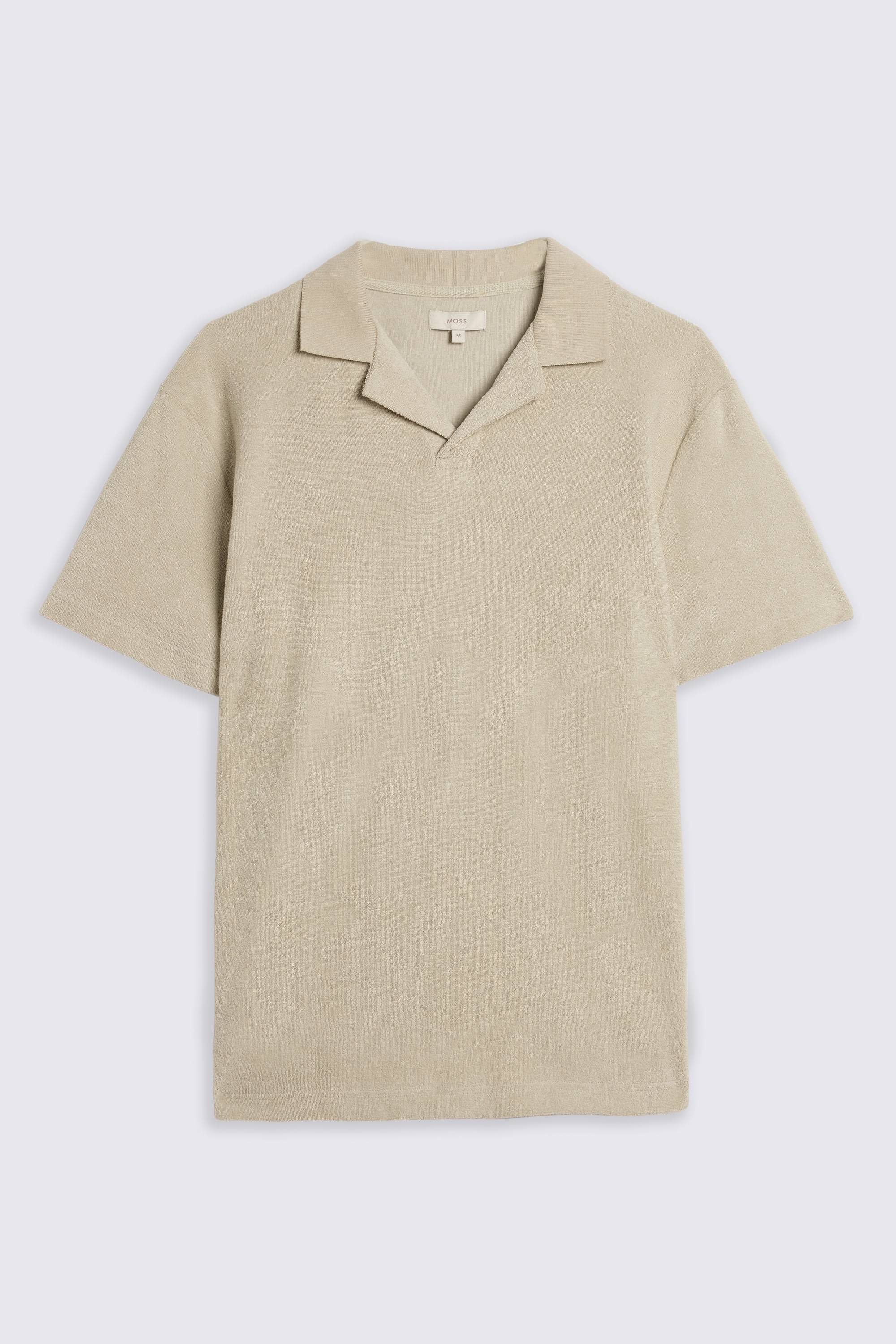 Sage Terry Towelling Skipper Polo