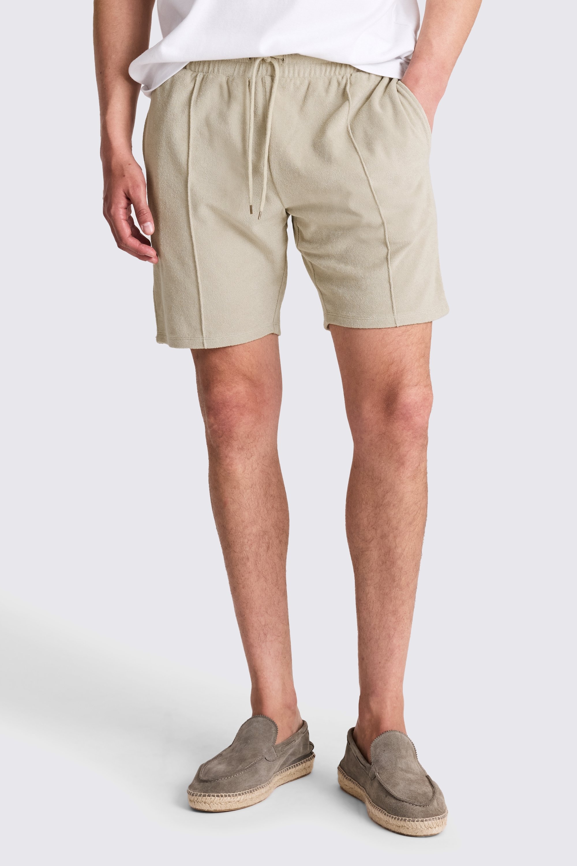 Sage Terry Towelling Shorts