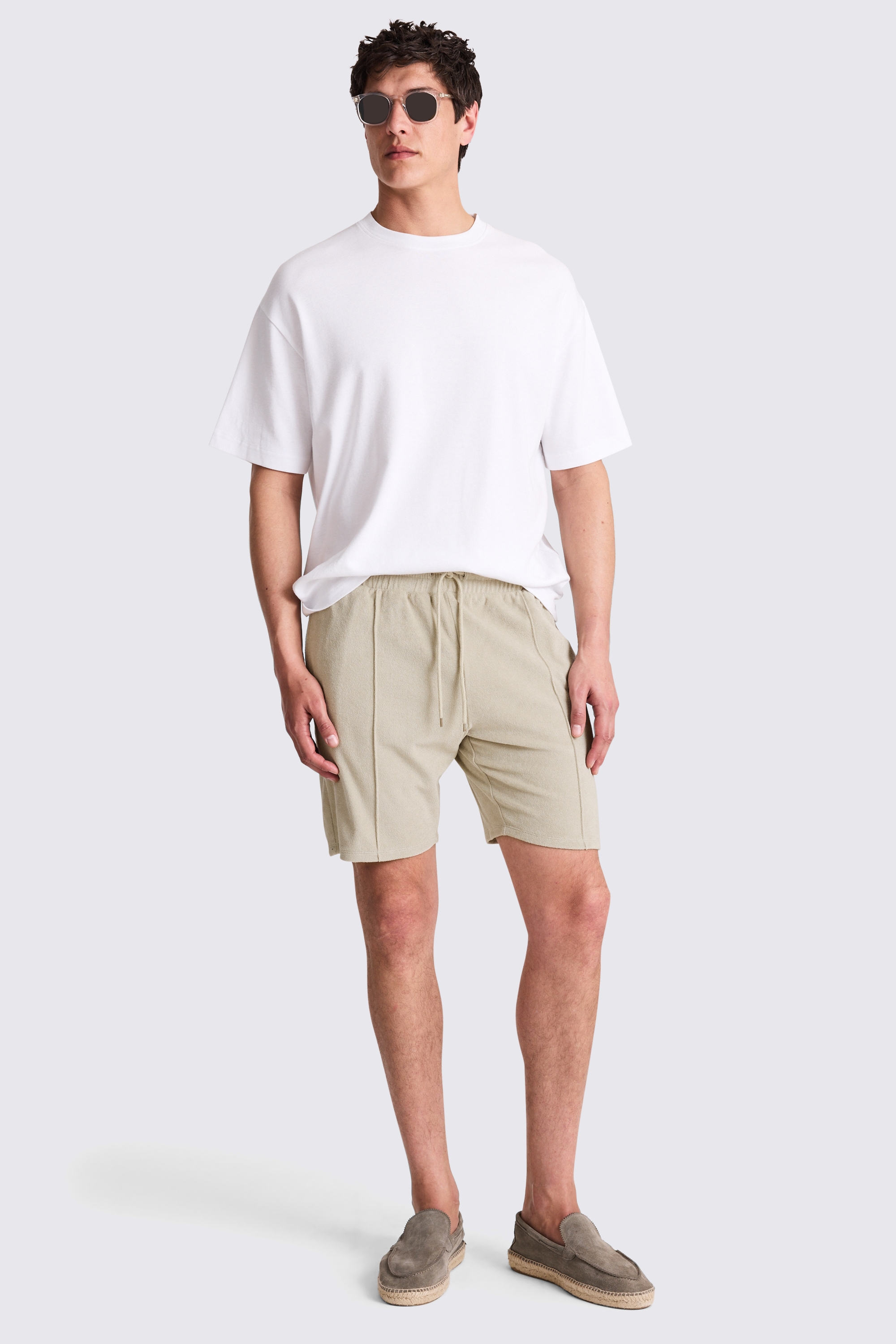 Sage Terry Towelling Shorts