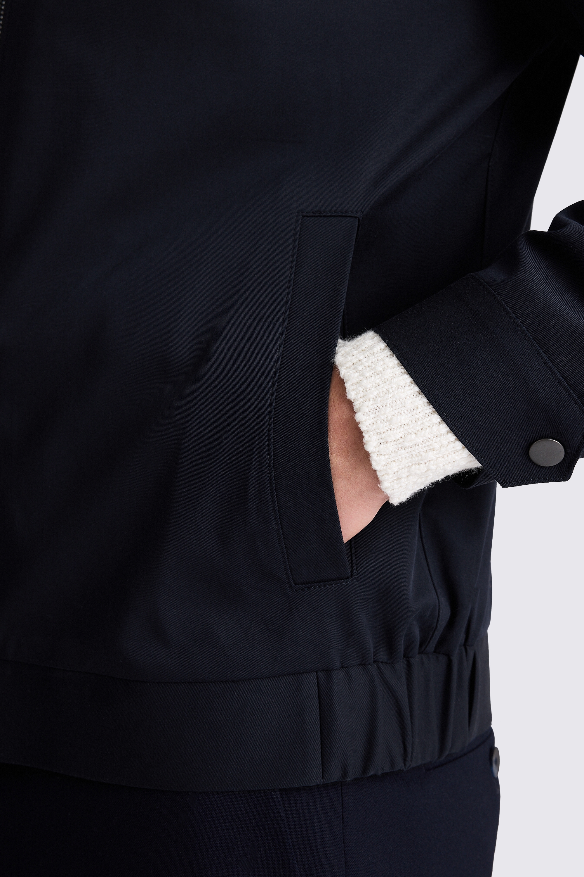 Navy Harrington Jacket
