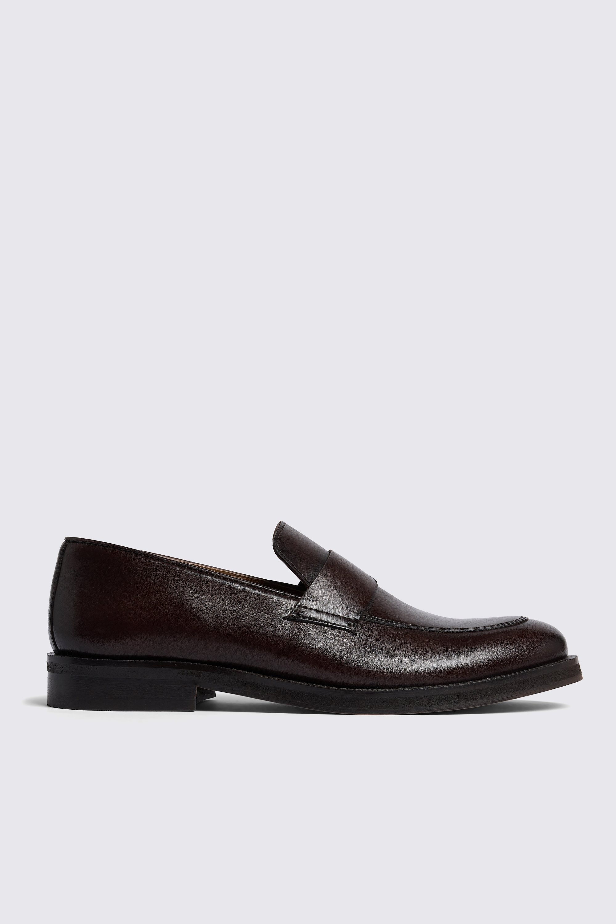 Brown Modern Leather Loafers