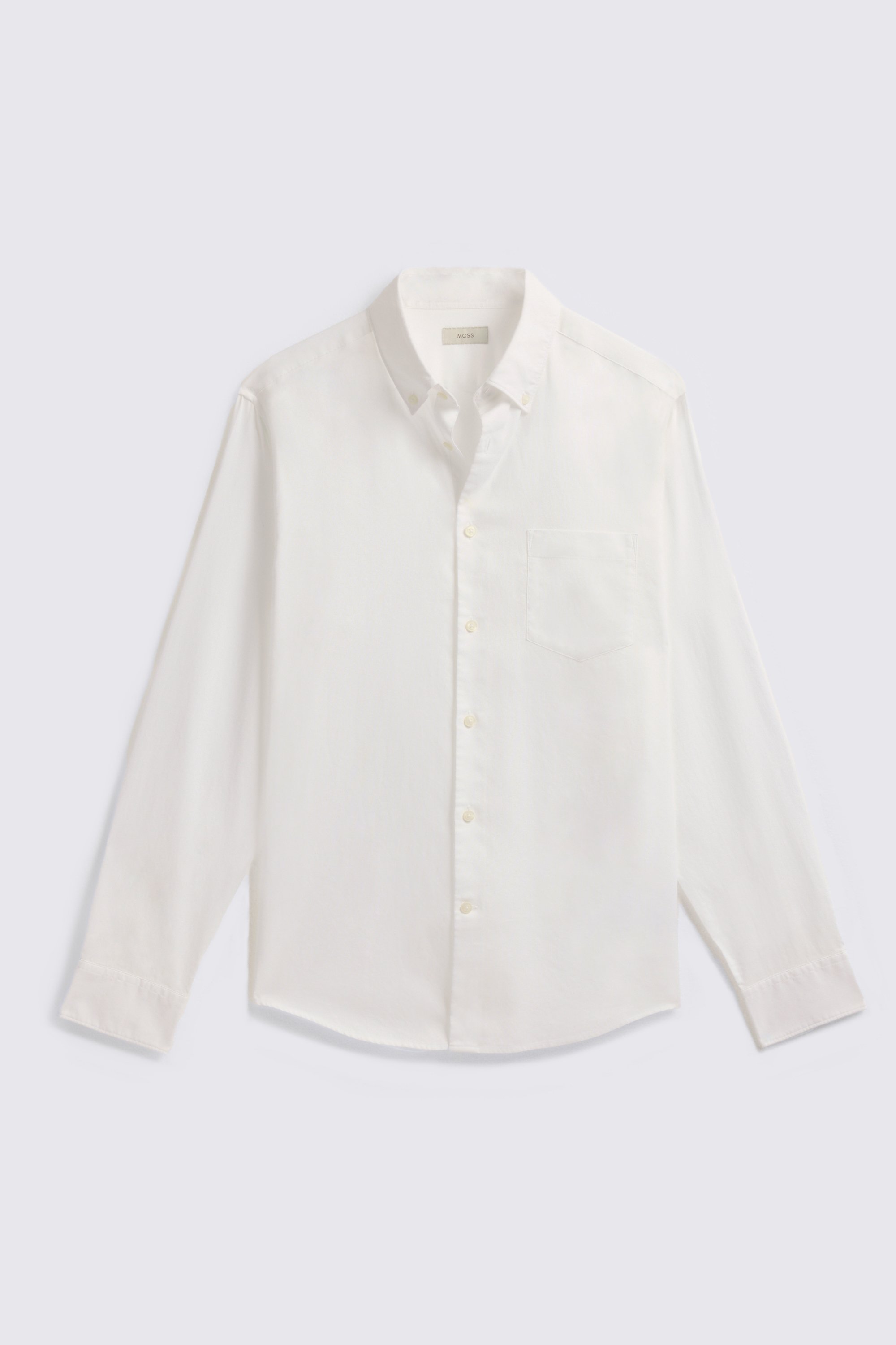 White Lightweight Oxford Shirt