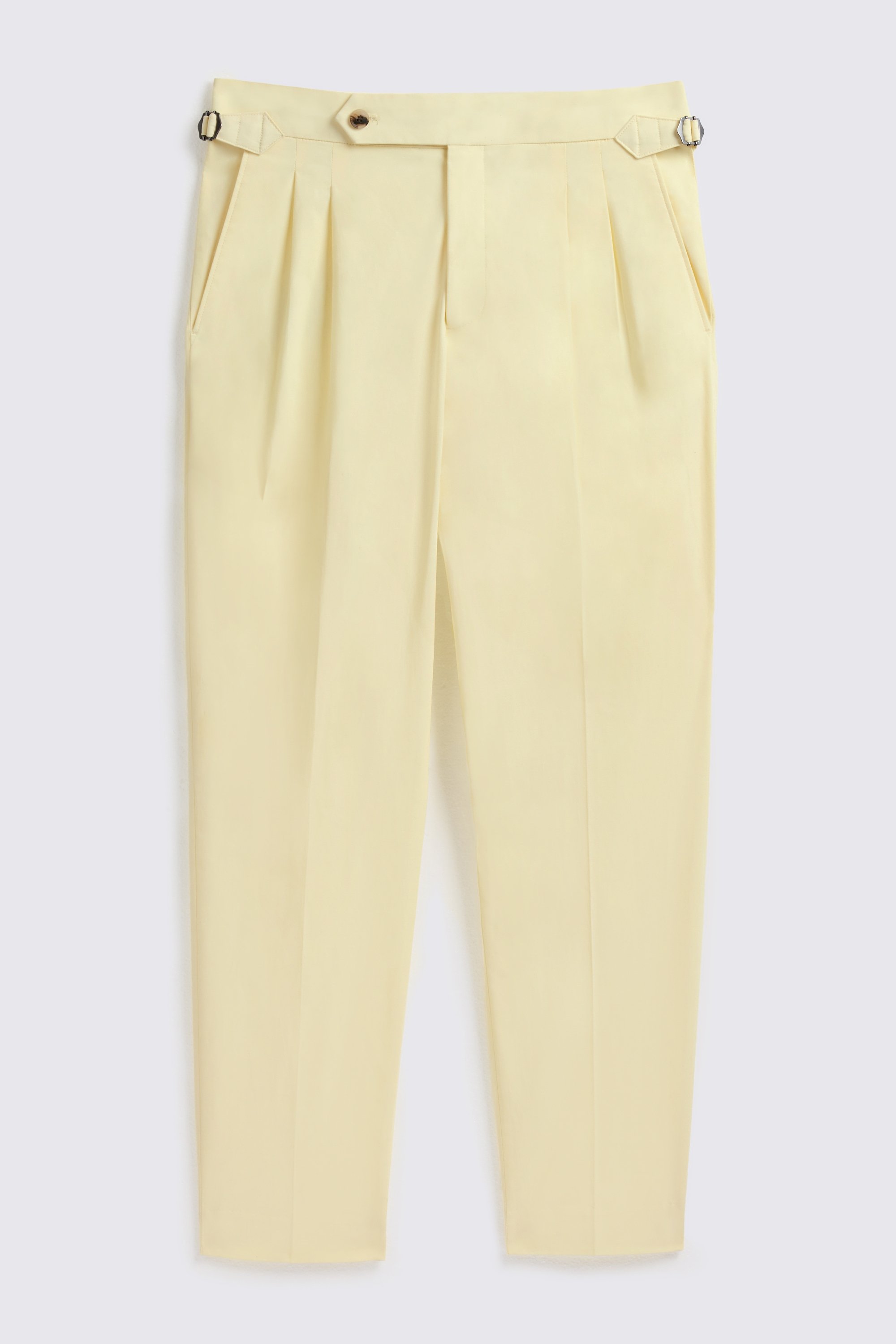 Yellow Pleated Pants