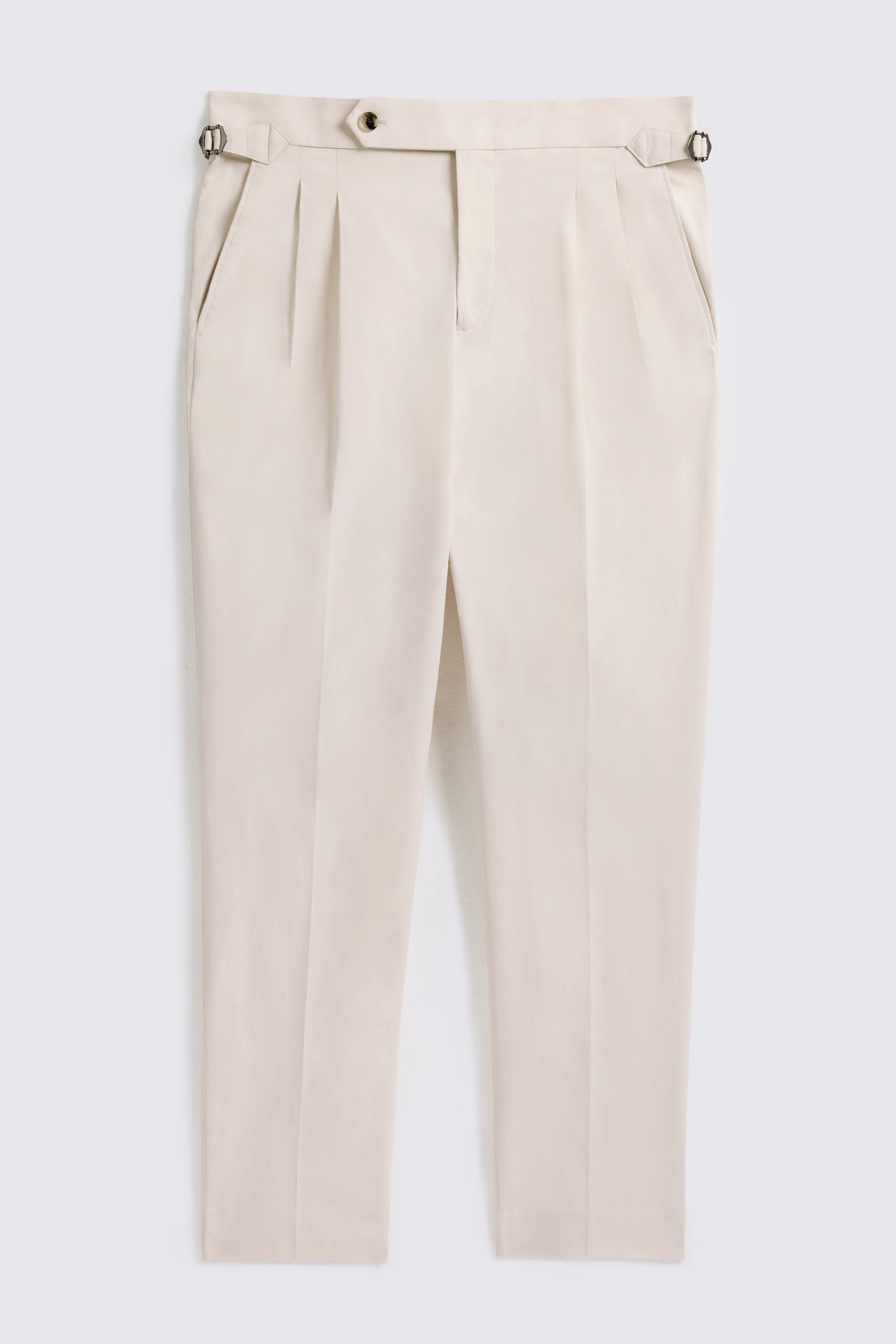 Light Camel Pleated Trousers