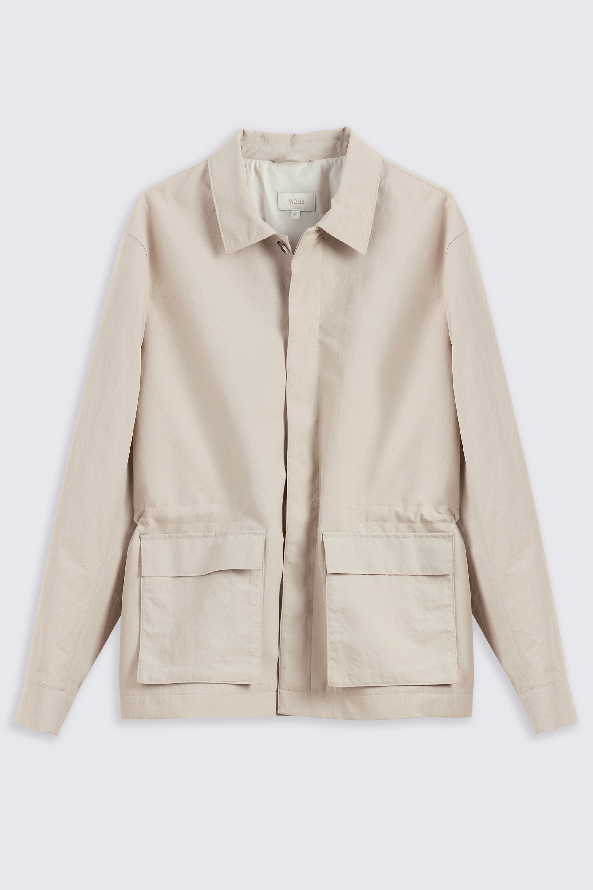Light Taupe Technical Field Jacket
