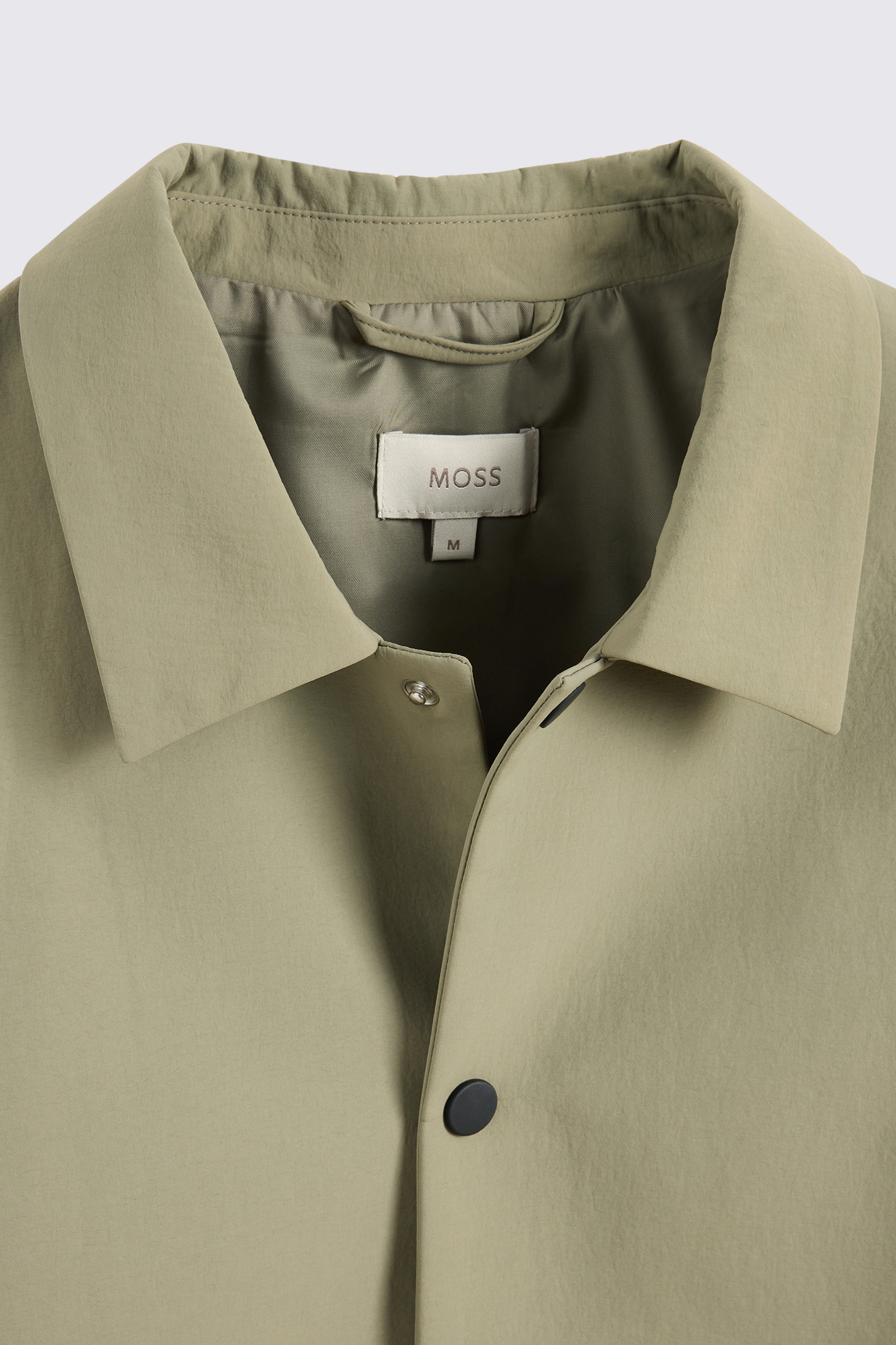 Khaki Nylon Coach Jacket