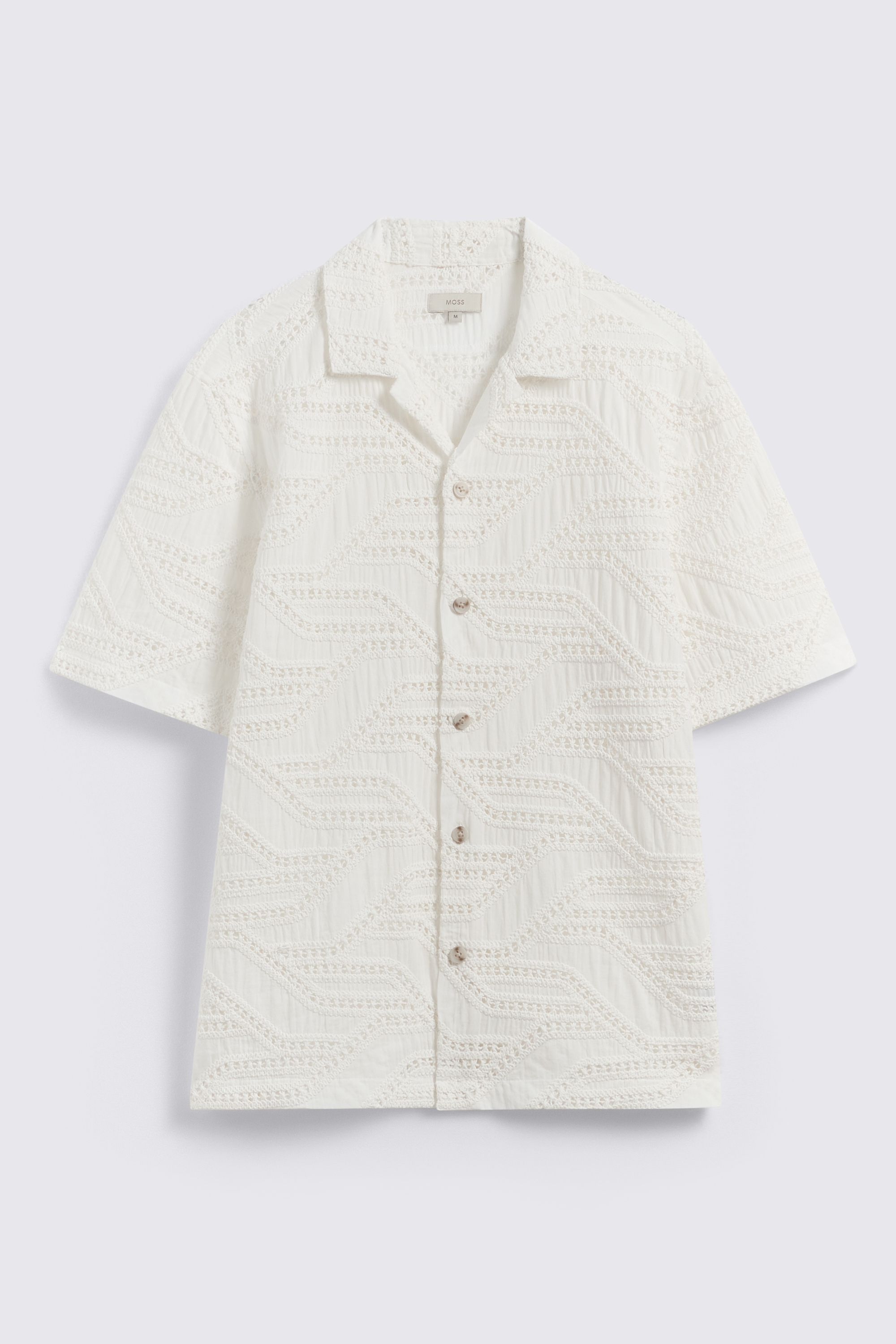 トップス LEINWANDE Olive crochet shirts white Olive Crochet Shirts/White | leinwände | ラインヴァンドの