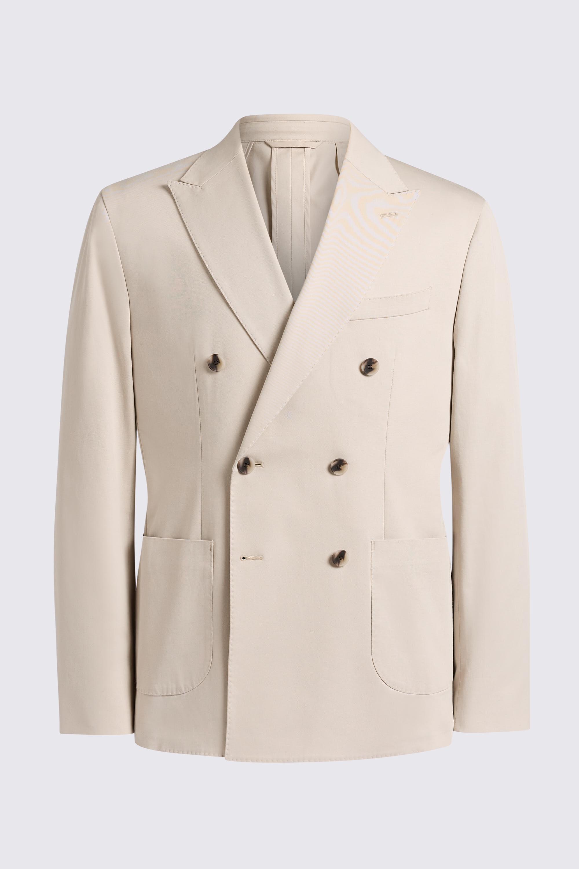 Slim Fit Light Camel Cotton Suit