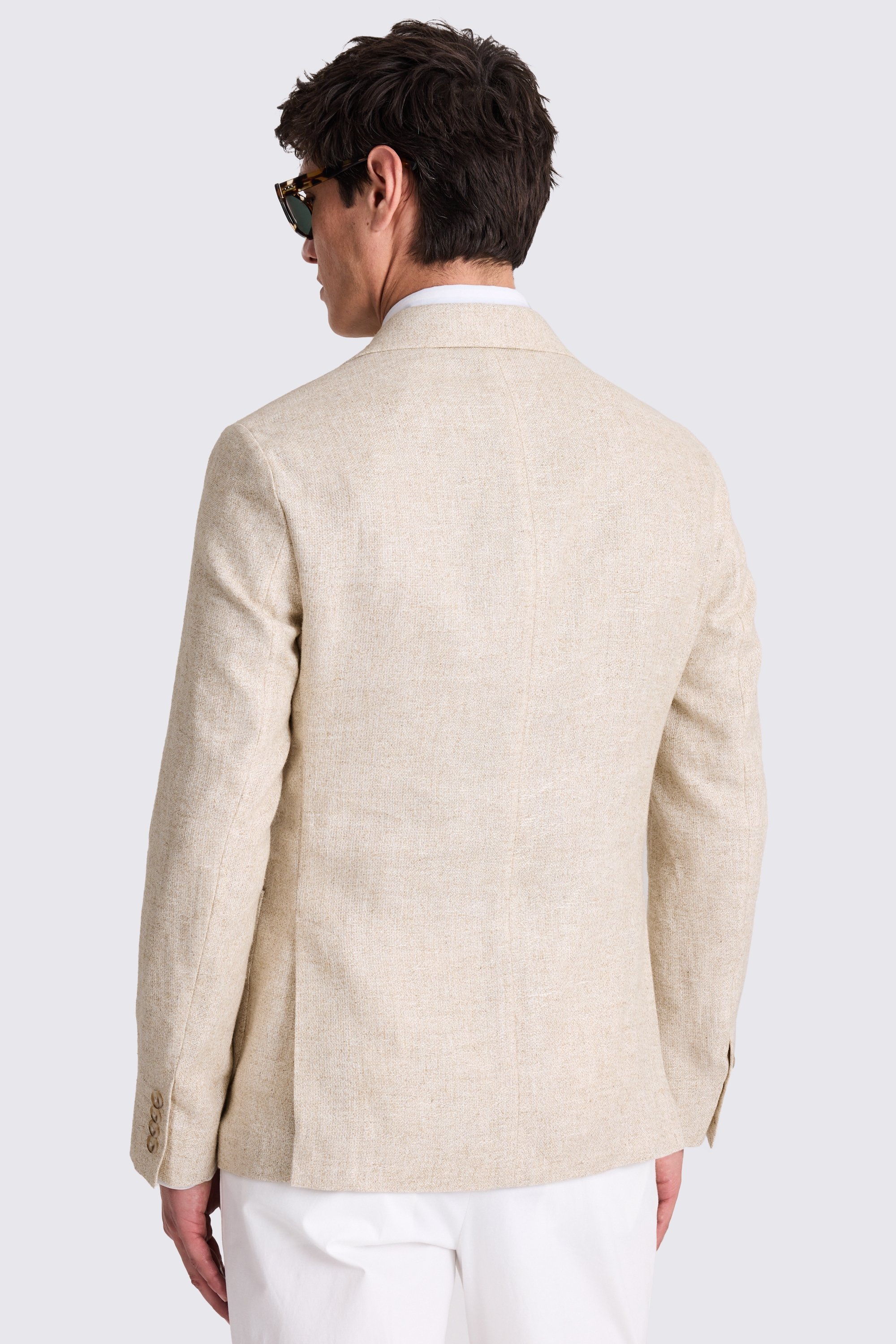 Tailored Fit Oatmeal Jacket