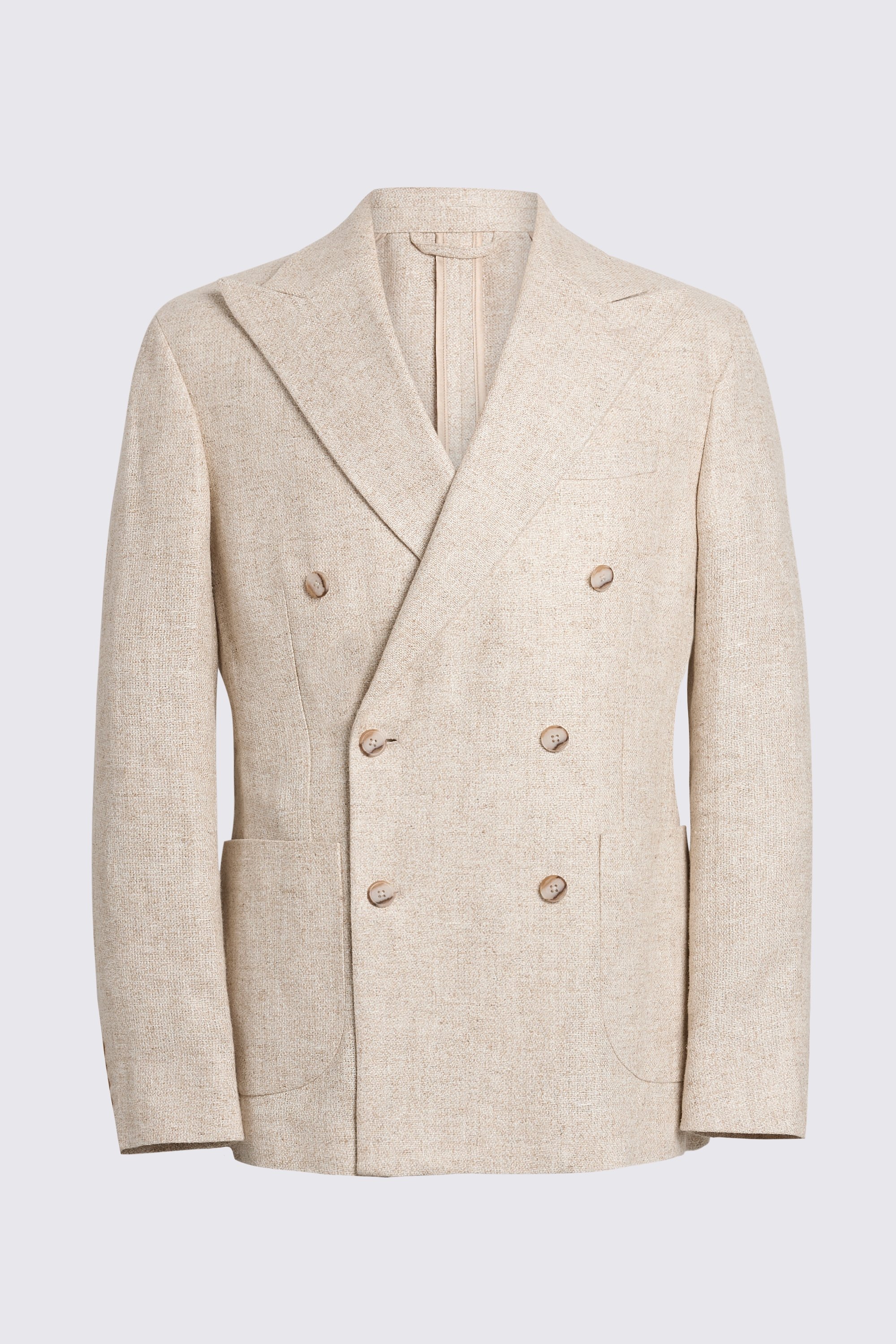 Tailored Fit Oatmeal Jacket