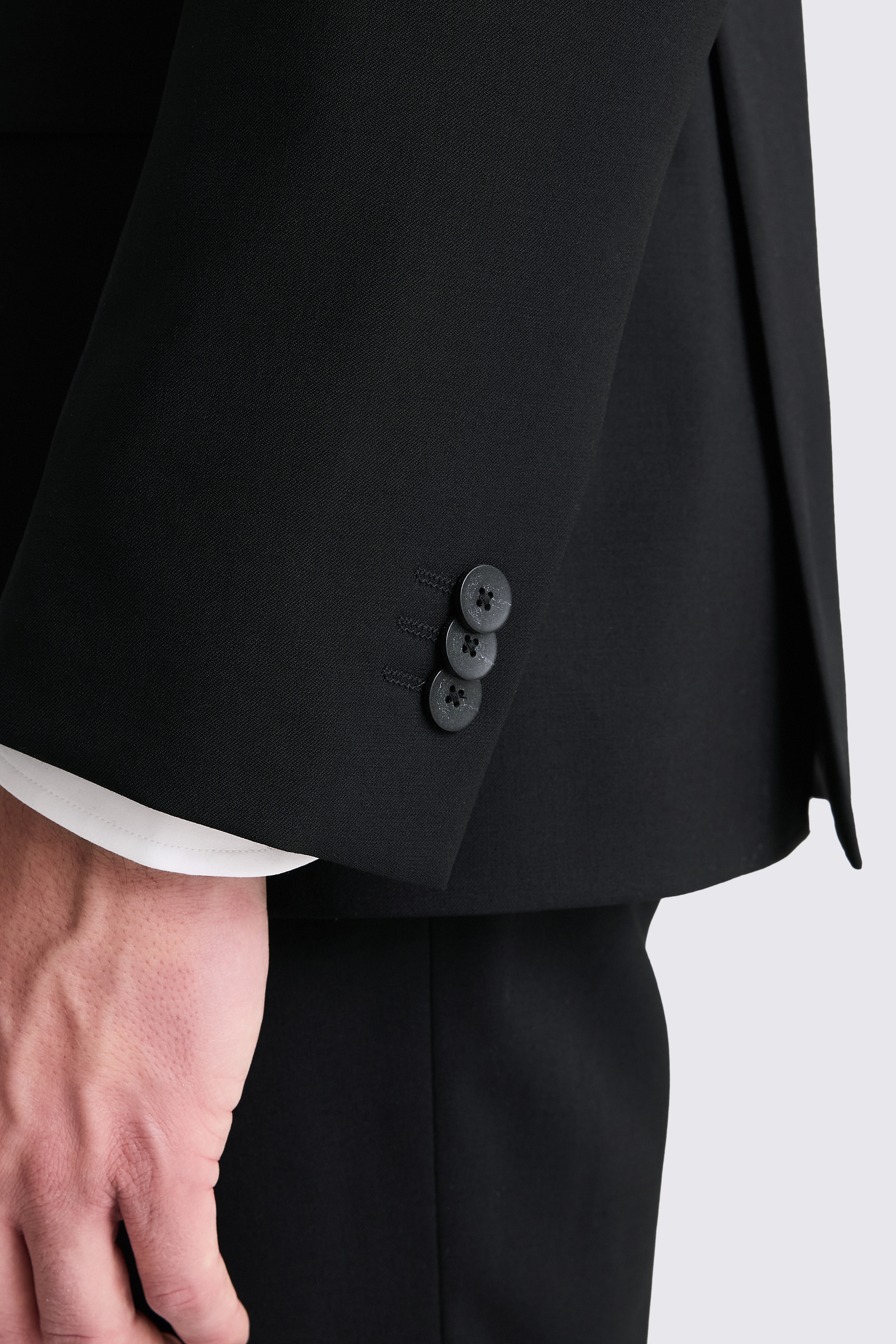 Ted Baker Tailored Fit Black Twill Suit