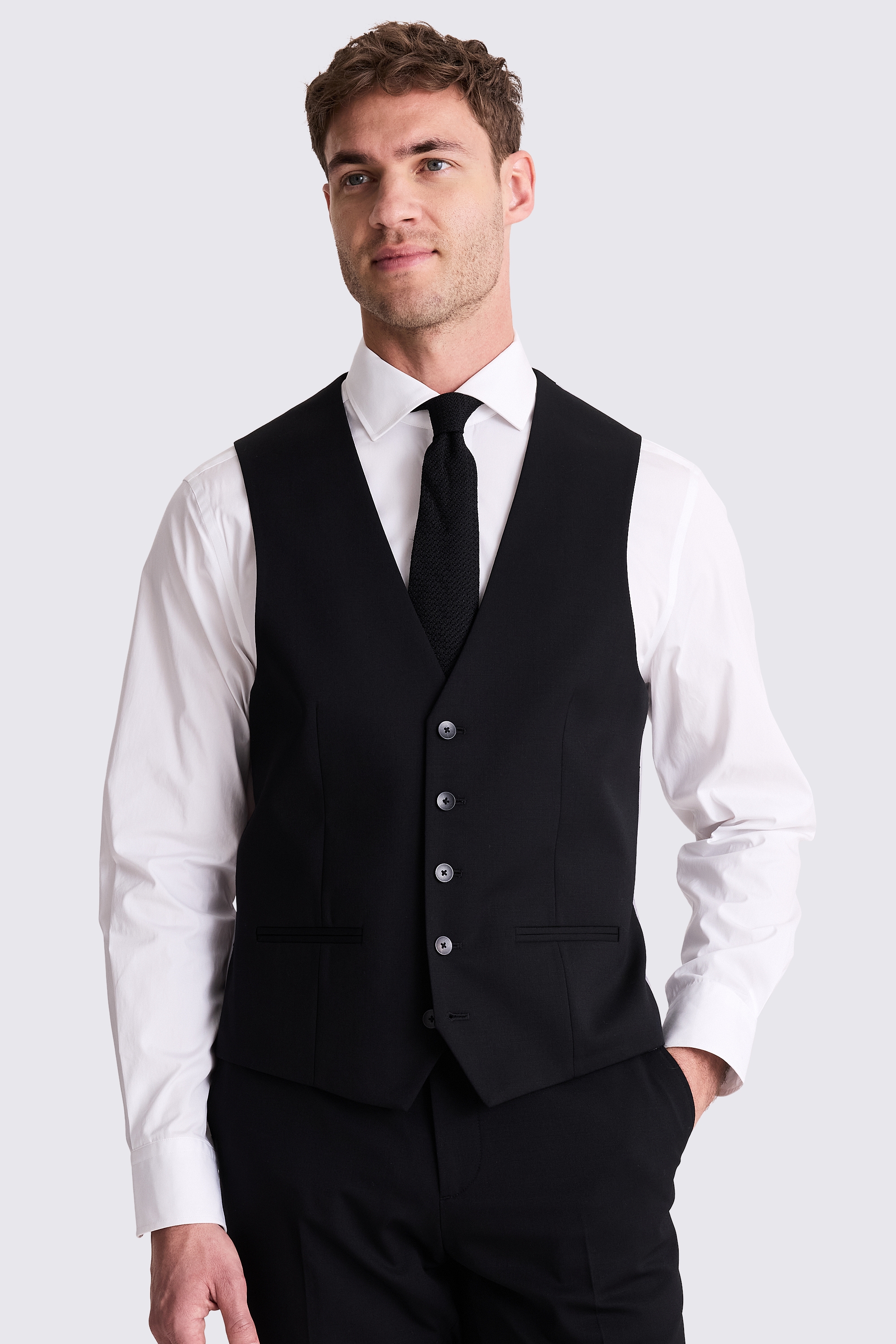Ted Baker Tailored Fit Black Twill Suit