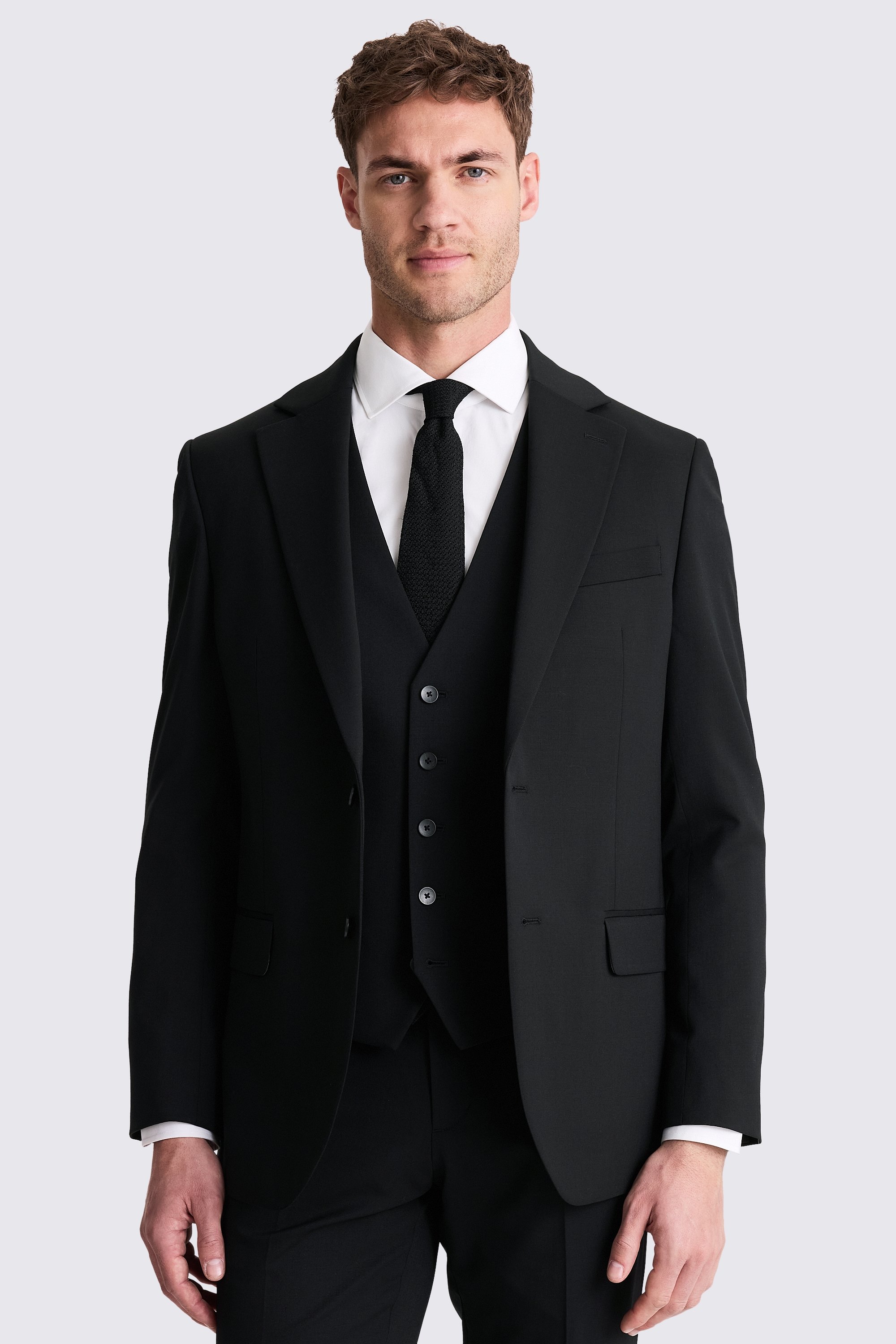 Ted Baker Tailored Fit Black Twill Suit